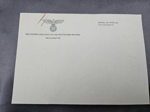 German WWII Hitler Stationary