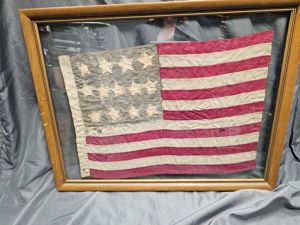 CIVIL WAR ERA US NAVAL ENSIGN 18x13 4-5-4 13 STARS …