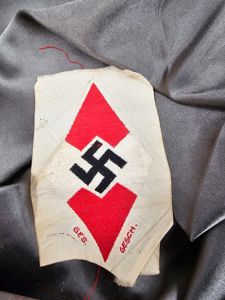 WWII GERMAN HJ CLOTHING DIAMOND