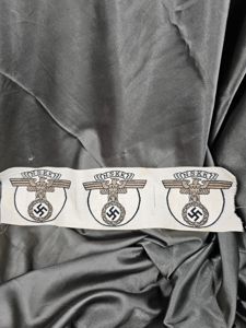WWII GERMAN NSKK SLEEVE BADGE UNCUT