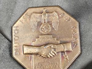 1934 GERMAN DIE SAAR TINNIE