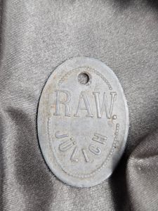 WWII GERMAN TRAIN INVENTORY OR EQUIPMENT TAG