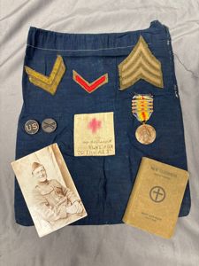 WWI ARTILLERY SOLDIER SMALL GROUPING