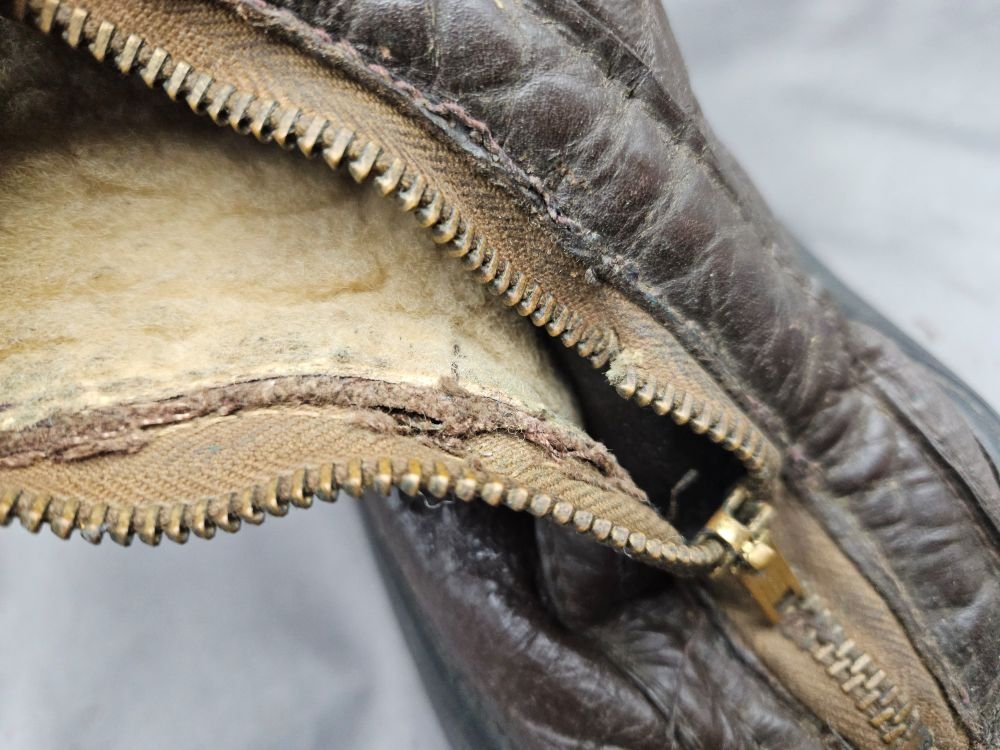 WWII Early A-6 Army Air Force Flight Boots — image 6