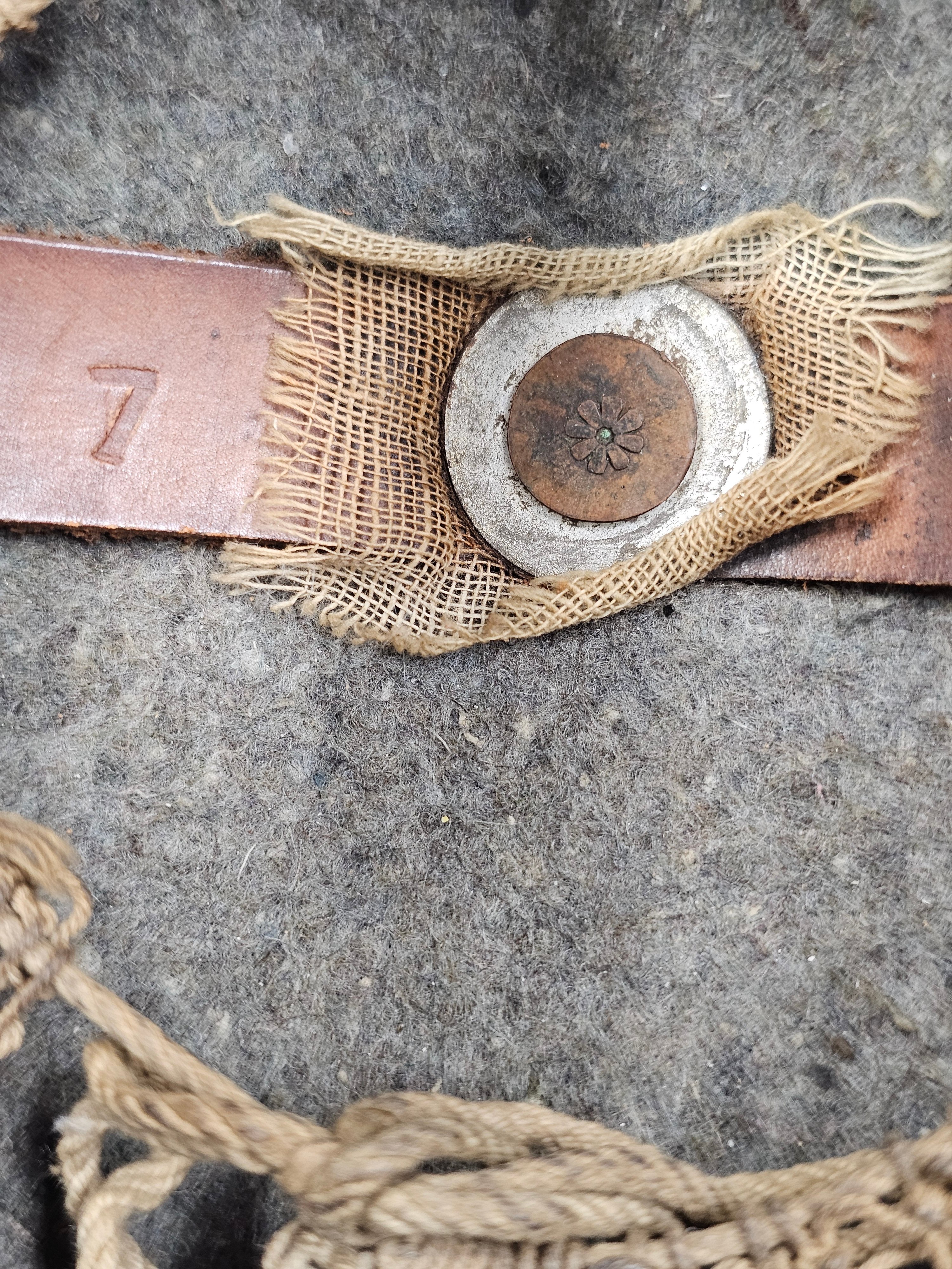 WWI US DOUGHBOY M1917 HELMET — image 6