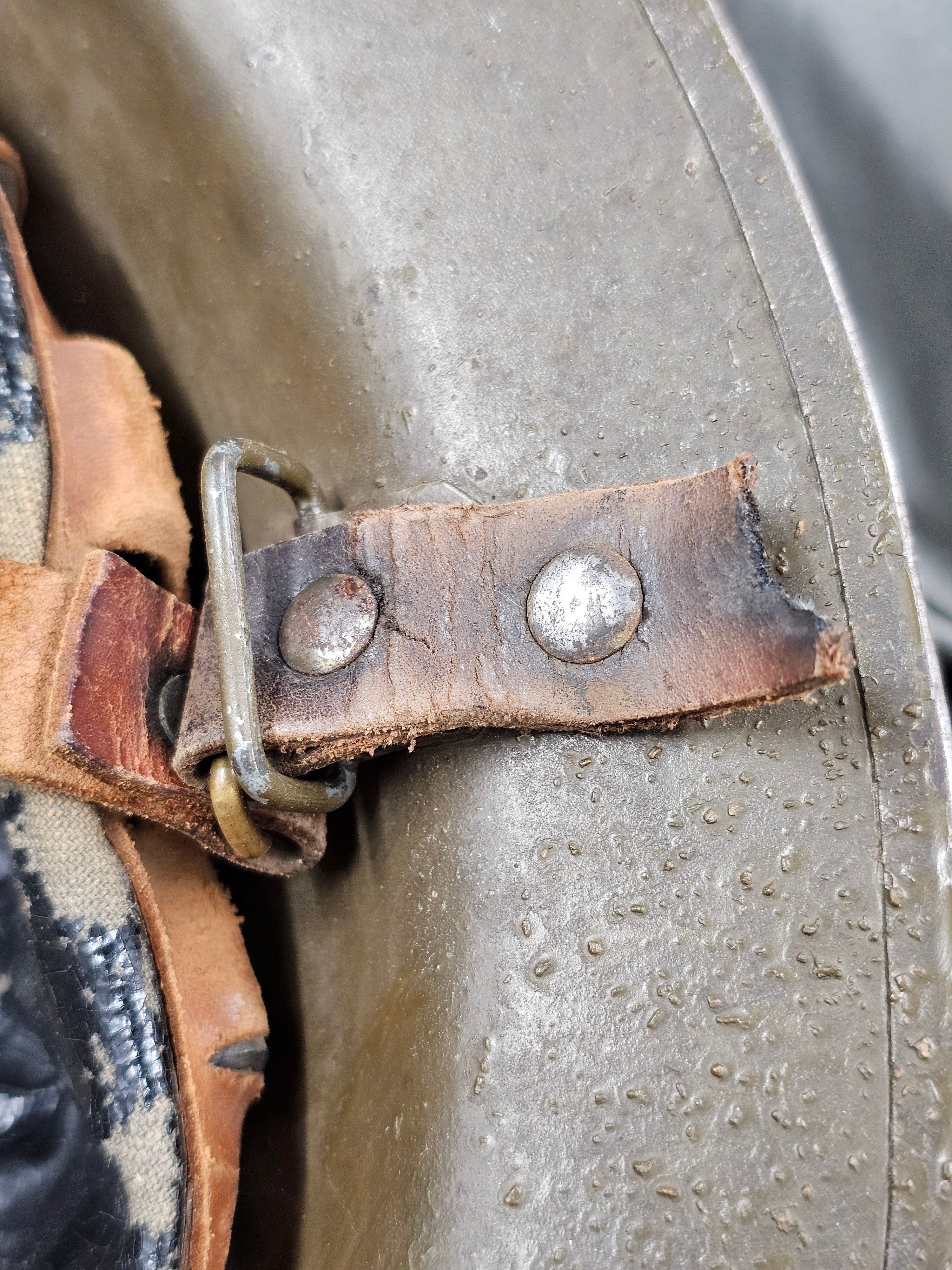 WWI US DOUGHBOY M1917 HELMET — image 7