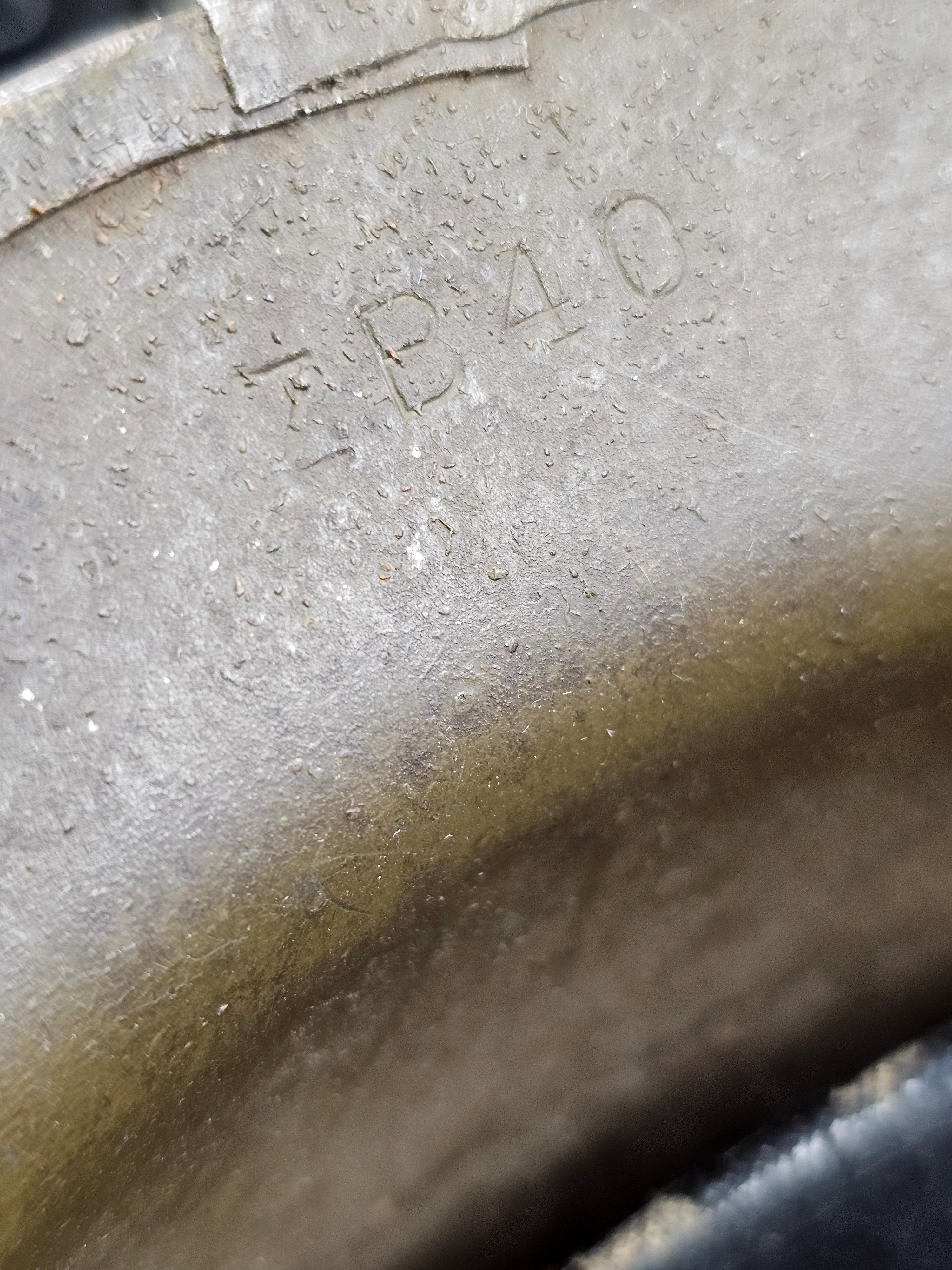 WWI US DOUGHBOY M1917 HELMET — image 9