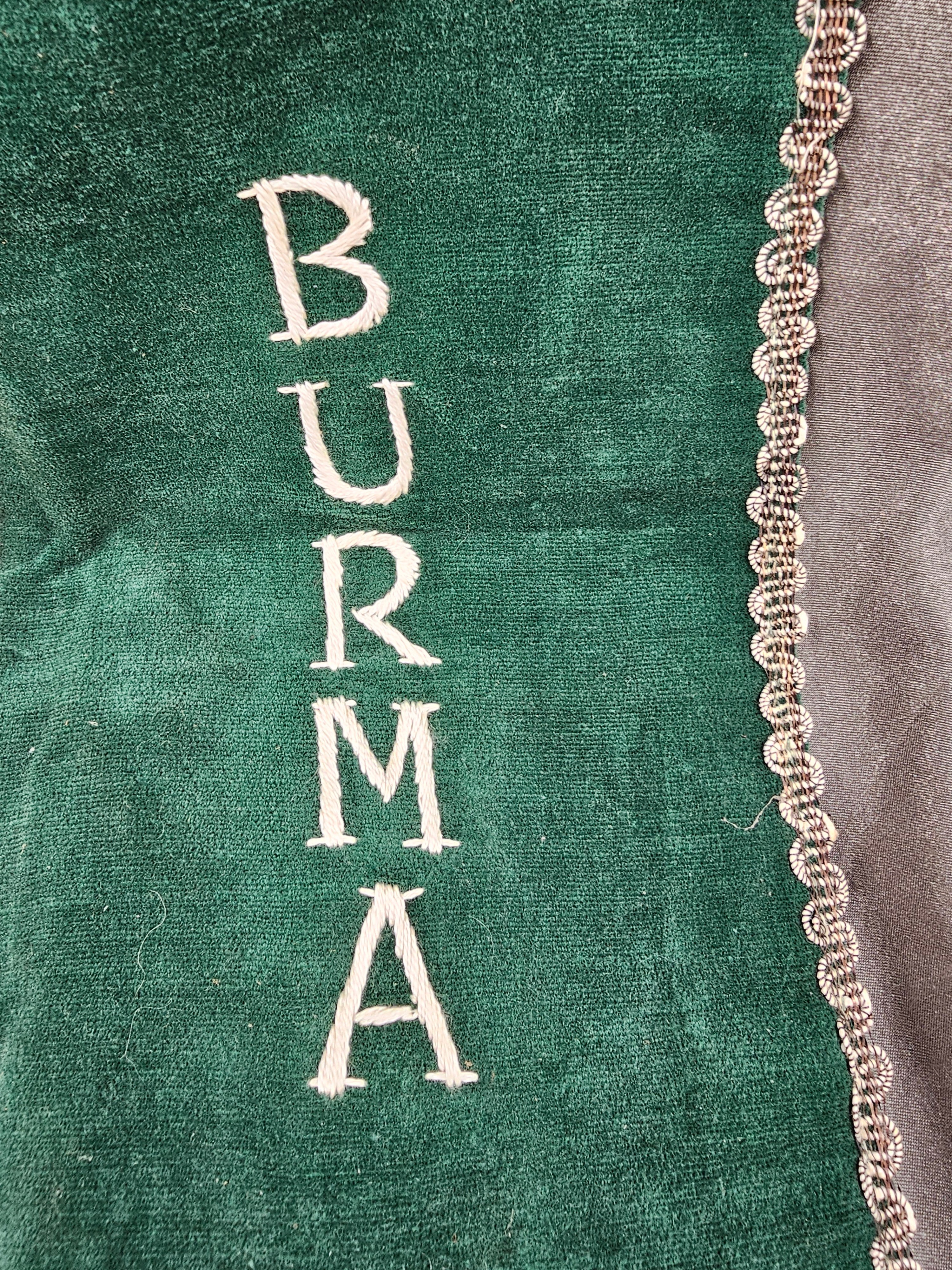 WWII US AIR CORPS CBI SWEETHEART PILLOW — image 3