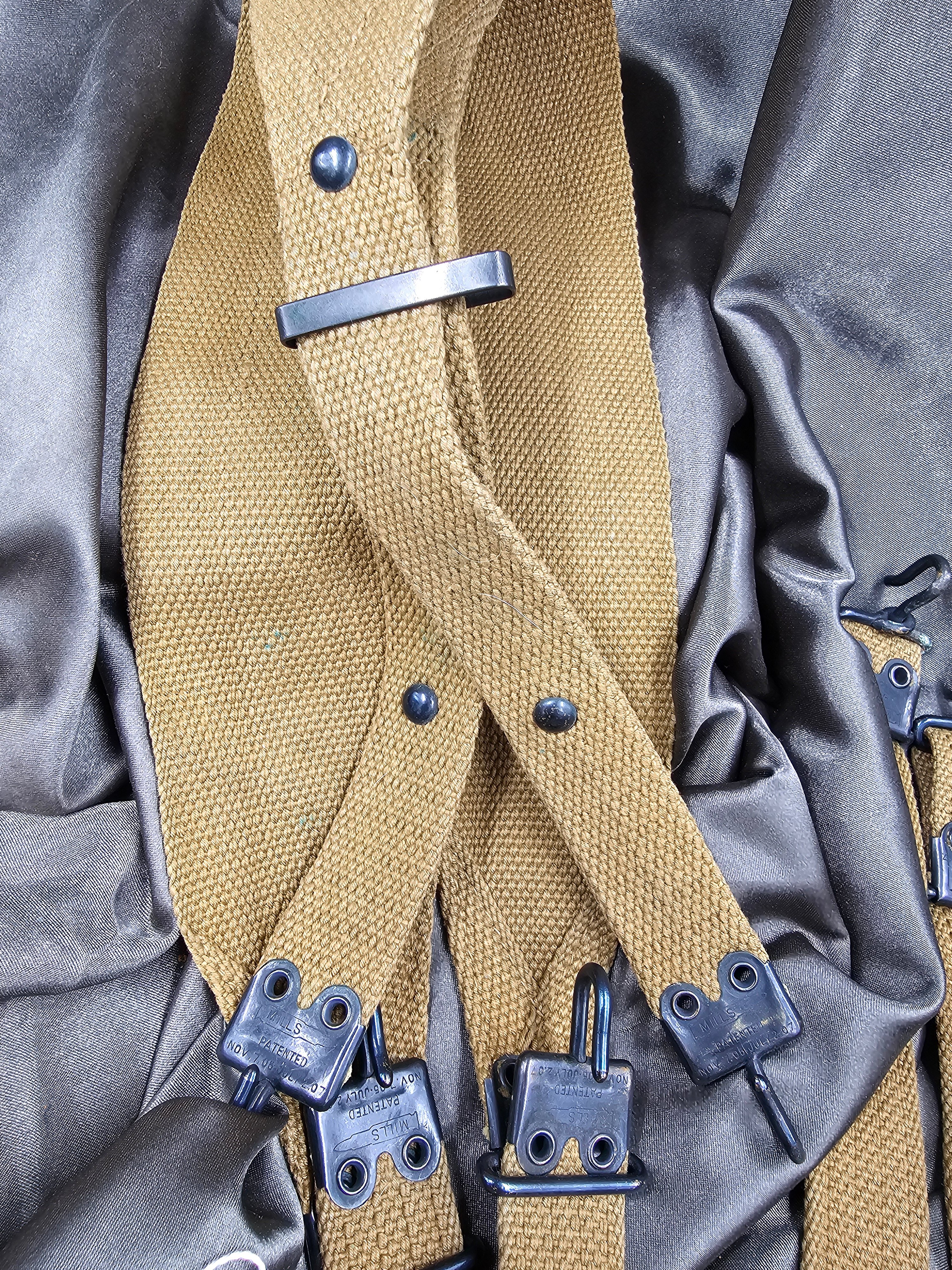 WWI US ARMY MILLS SUSPENDERS — image 5