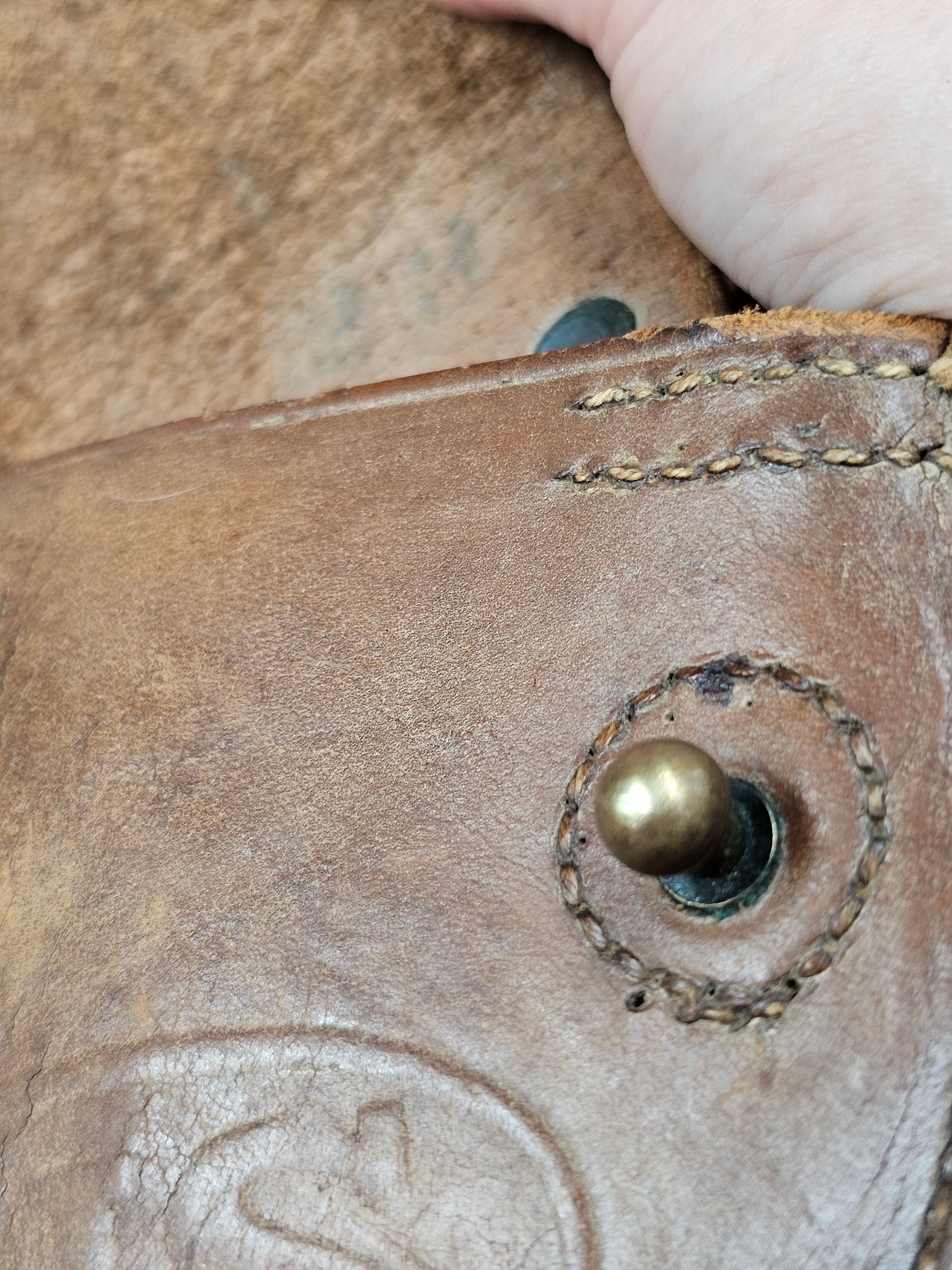 WWI 1917 DATED COLT .45 REVOLVER HOLSTER — image 6
