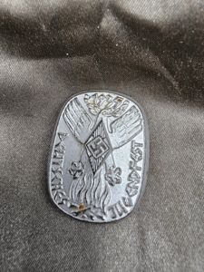 WWII GERMAN 1935 HITLER YOUTH FESTIVAL TINNIE