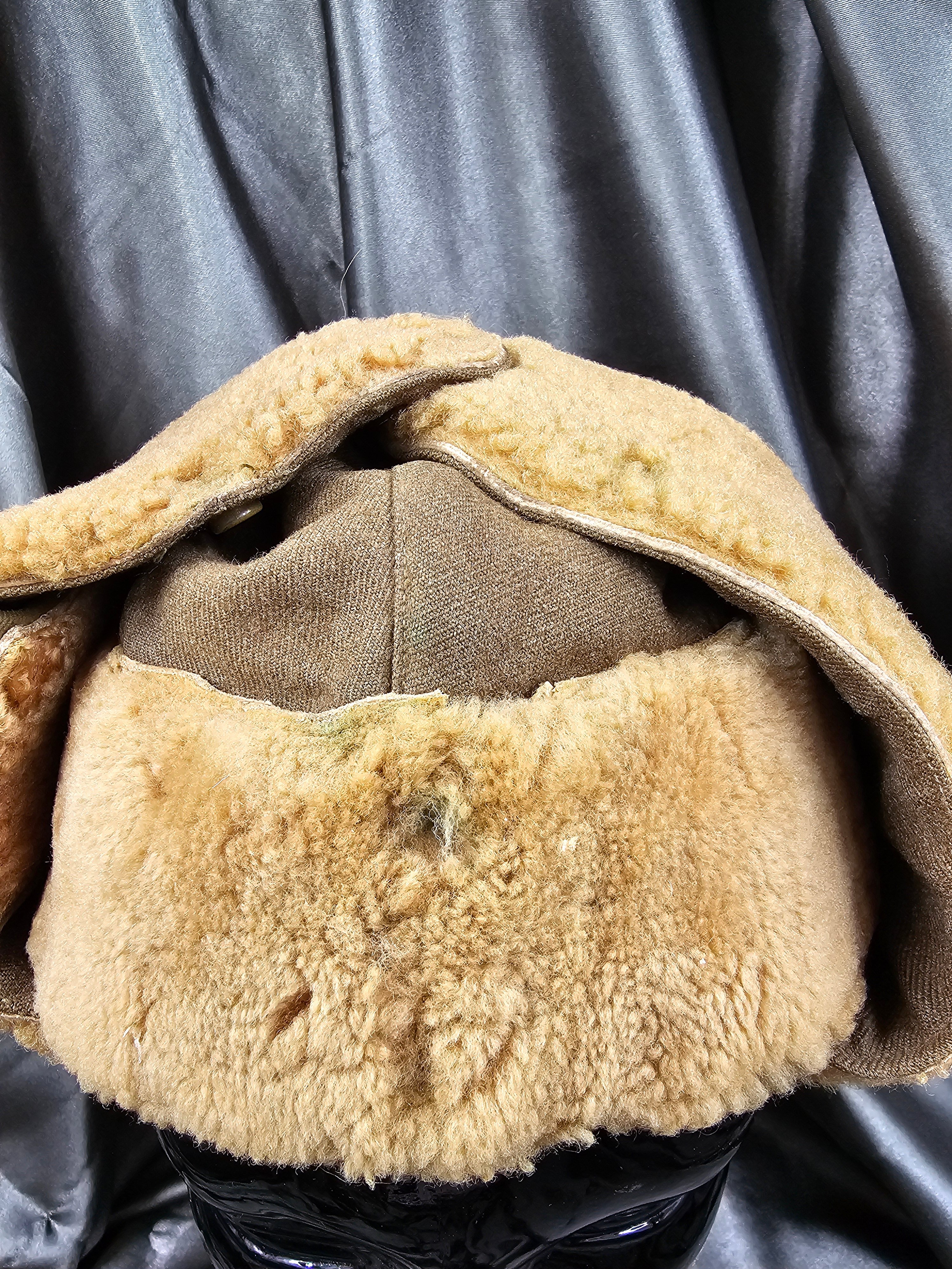 WWII ERA PILE CAP SIZE 7 1/8 — image 2