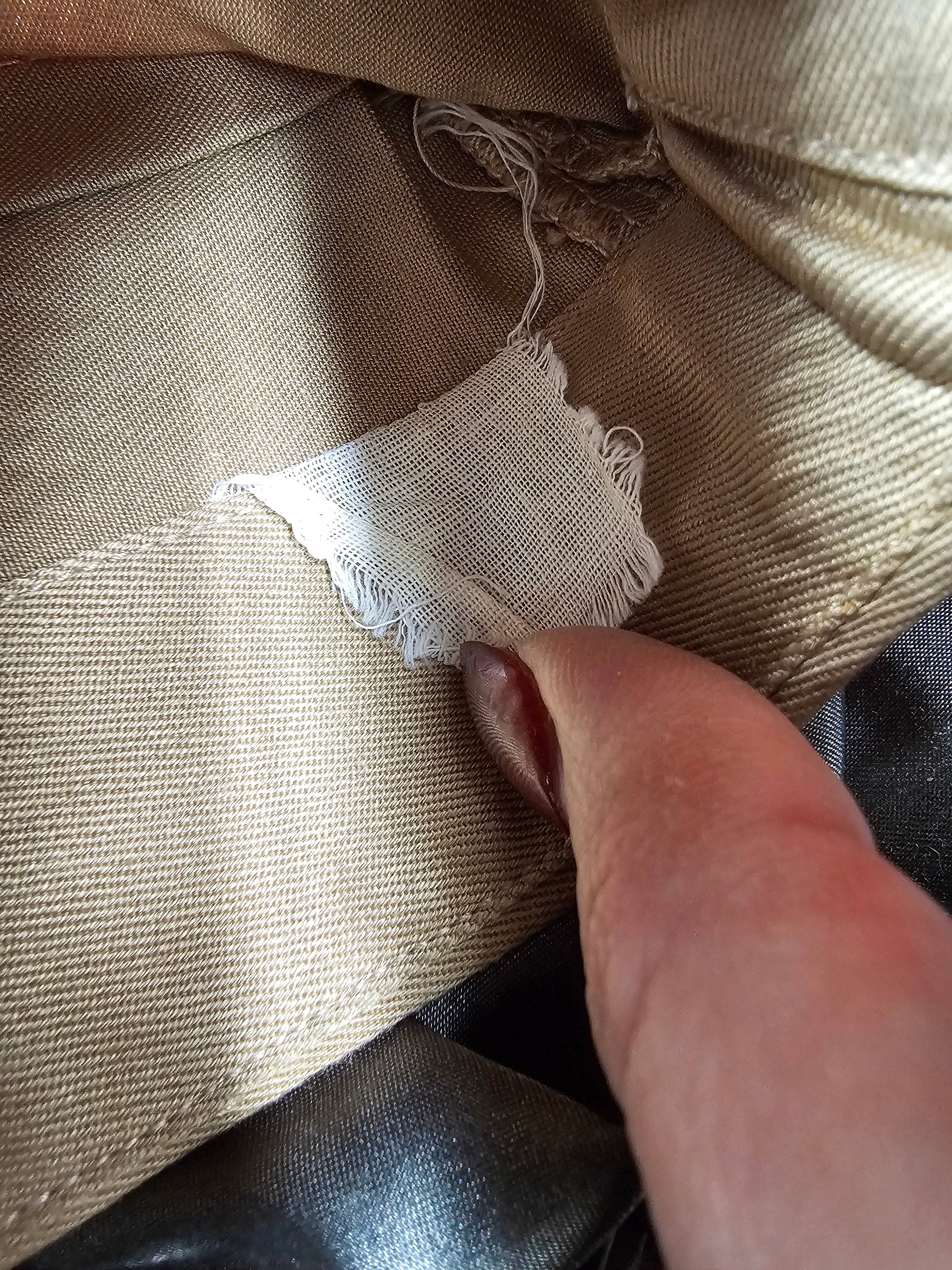 PAIR OF WWII OVERSEAS CAPS SIZE 6 3/4 — image 3