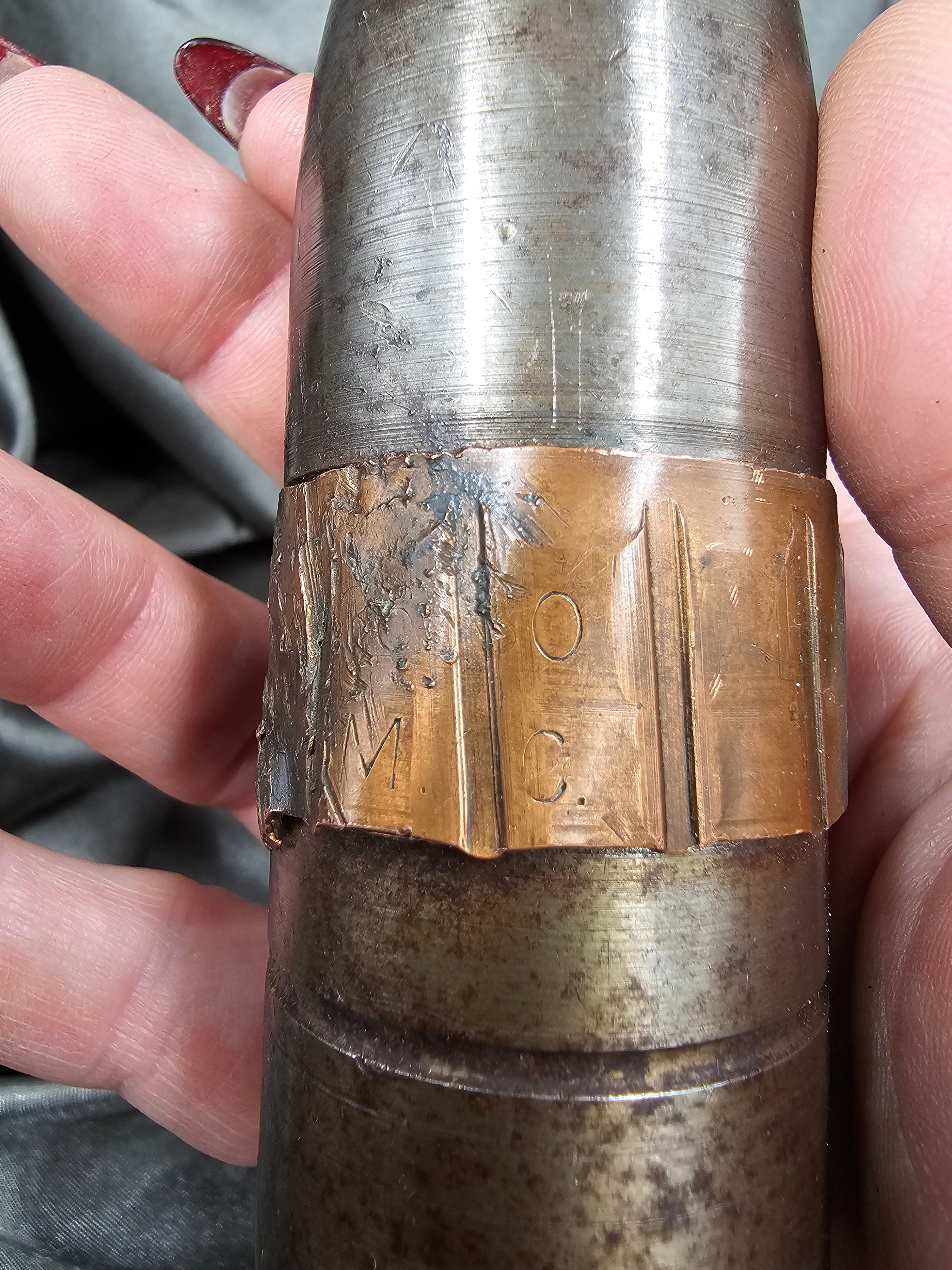 WWI IMPACTED PROJECTILE (INERT) — image 5