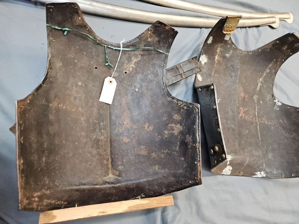 French 19th Century Cavalry Armor and Swords — image 2