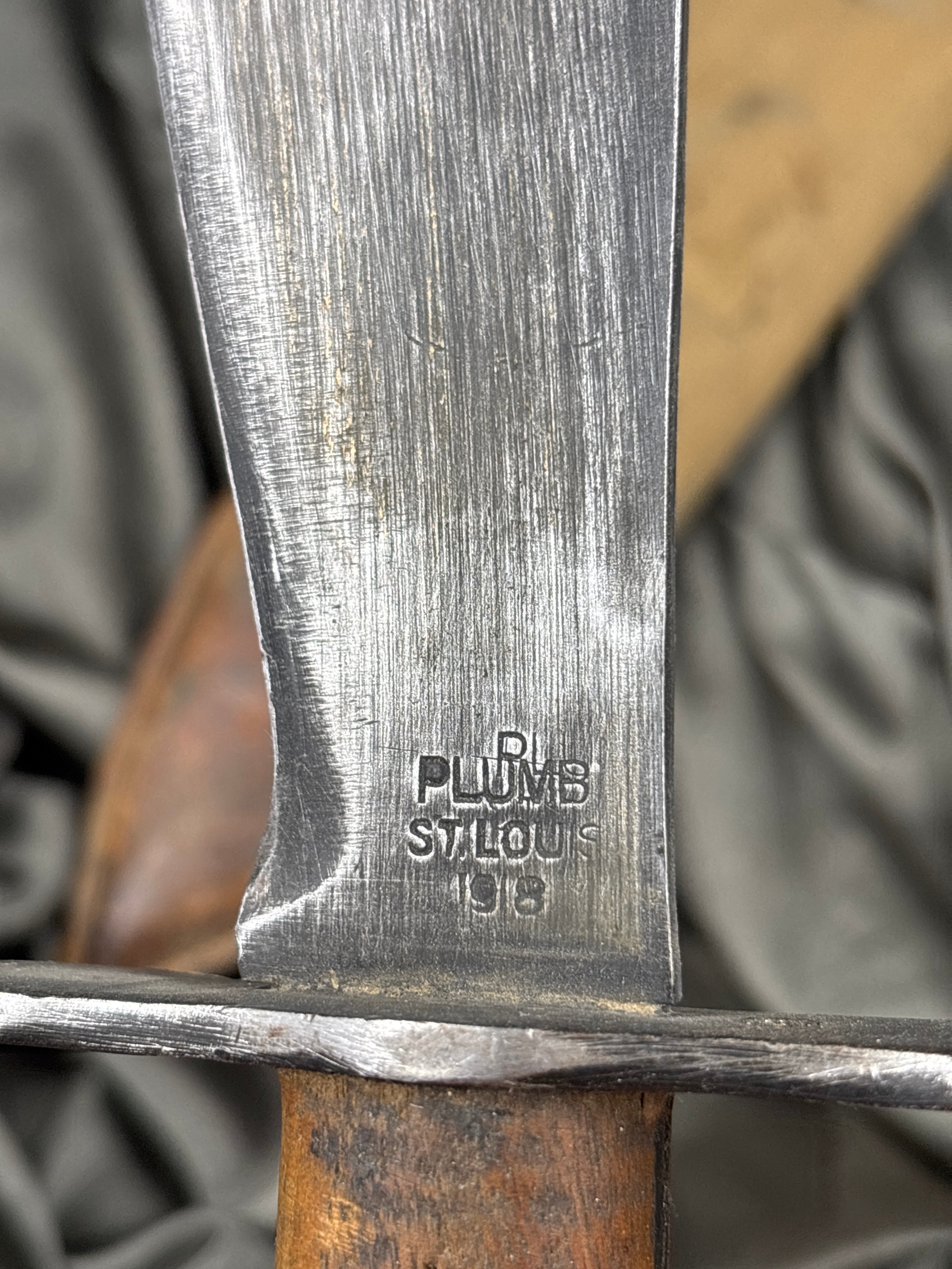 WWII US M1910 BOLO KNIFE — image 3