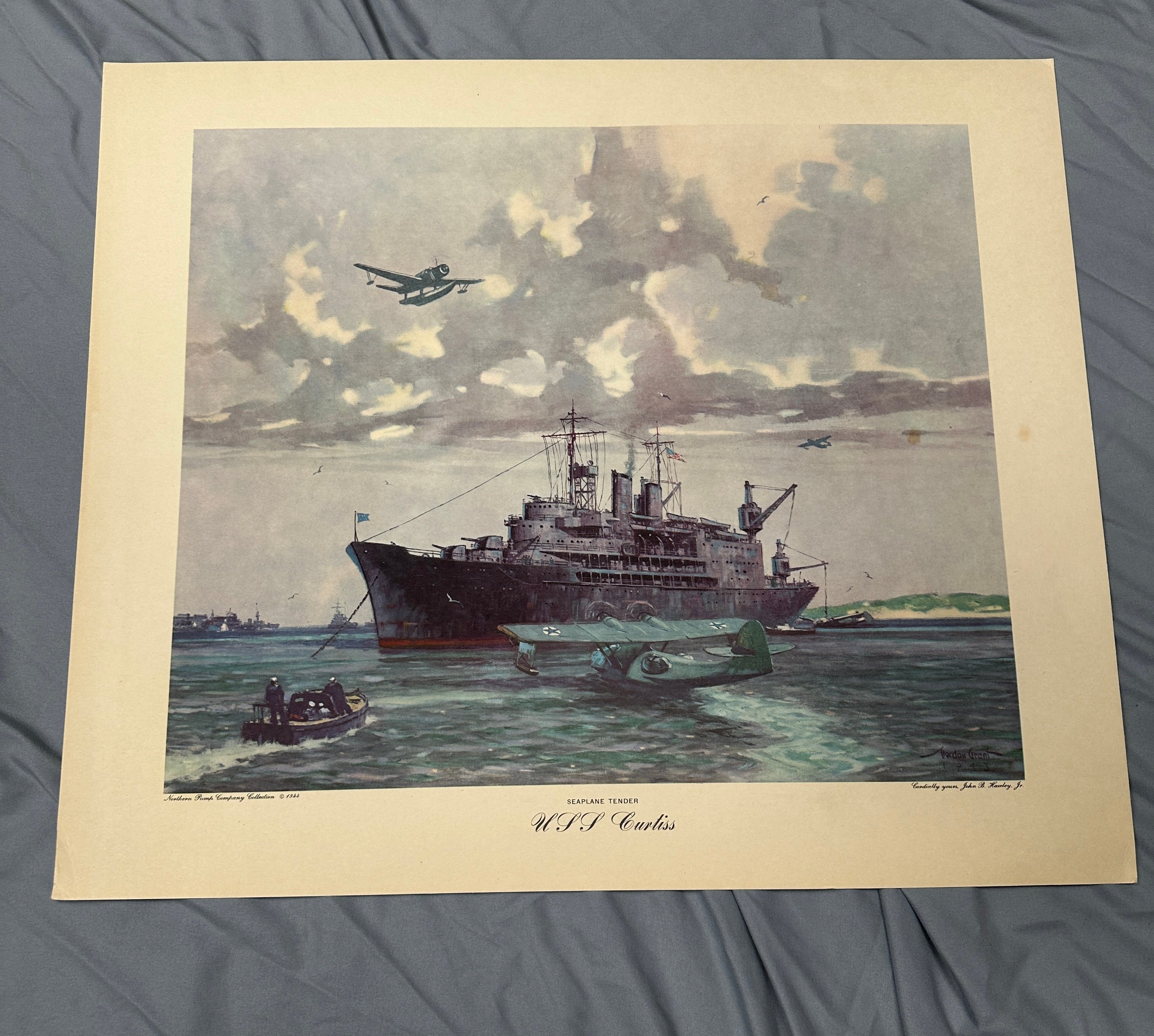 WWII ERA NAVY SHIPS PRINT COLLECTION — image 2
