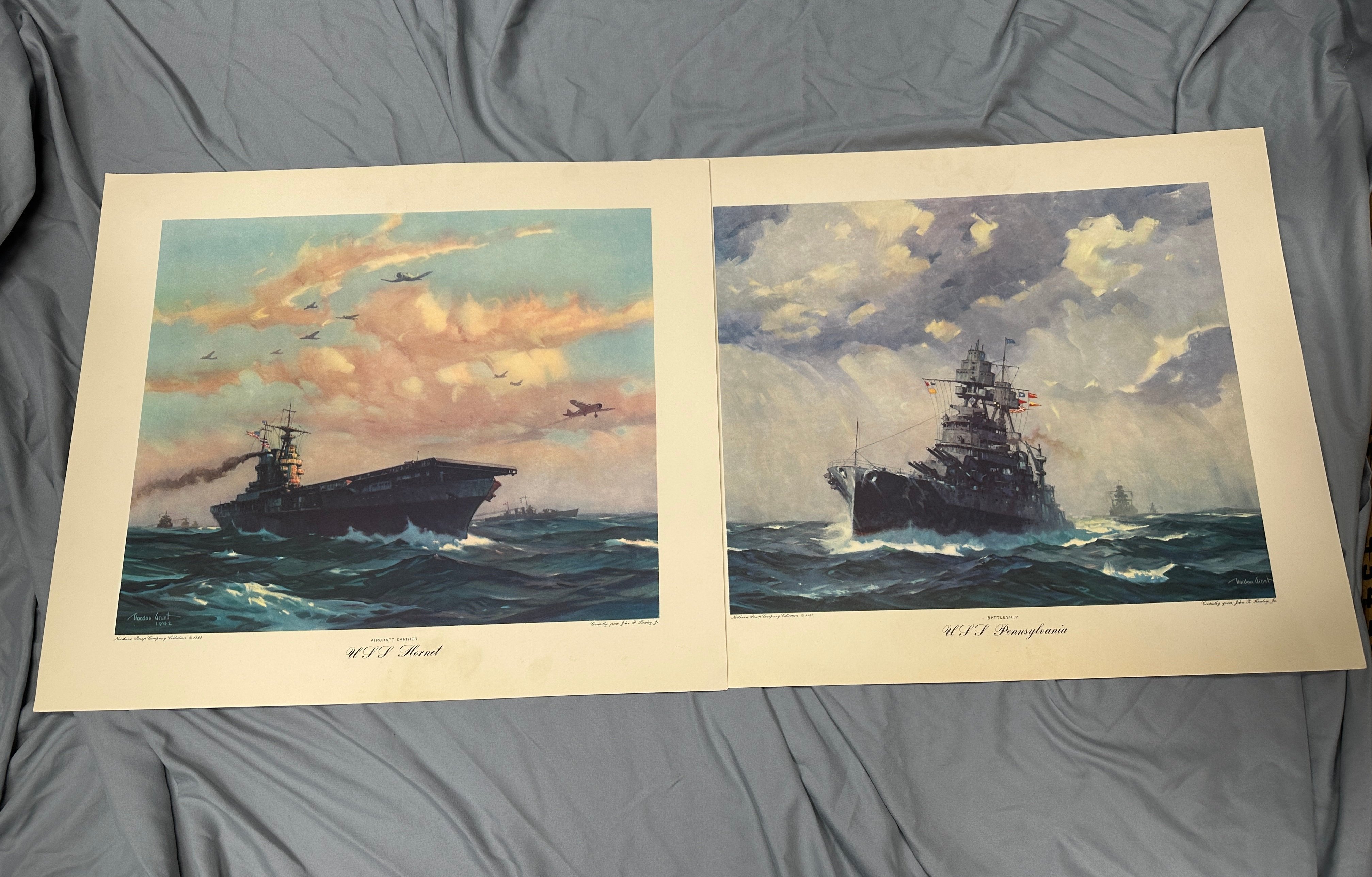 WWII ERA NAVY SHIPS PRINT COLLECTION — image 4