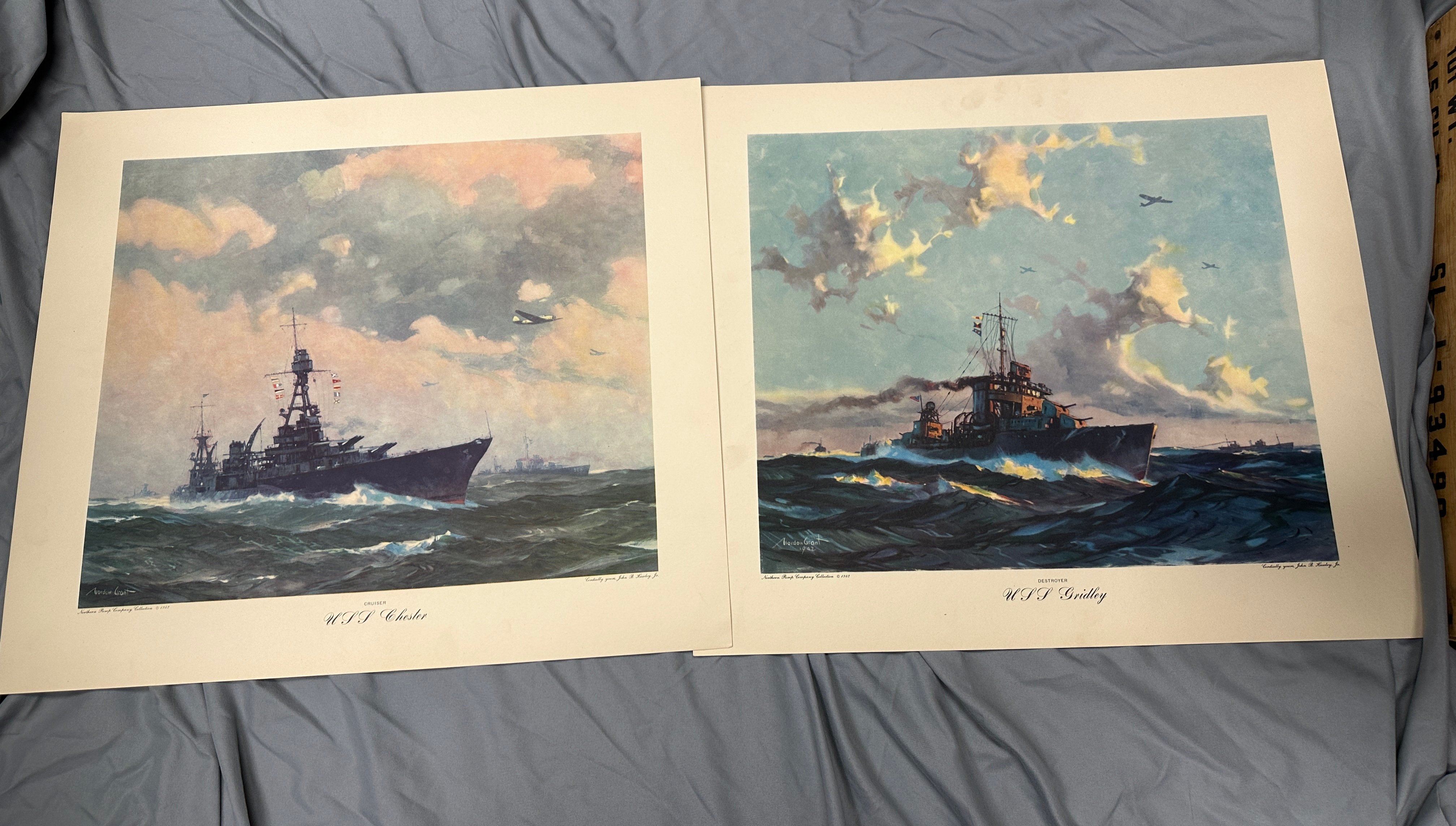 WWII ERA NAVY SHIPS PRINT COLLECTION — image 5