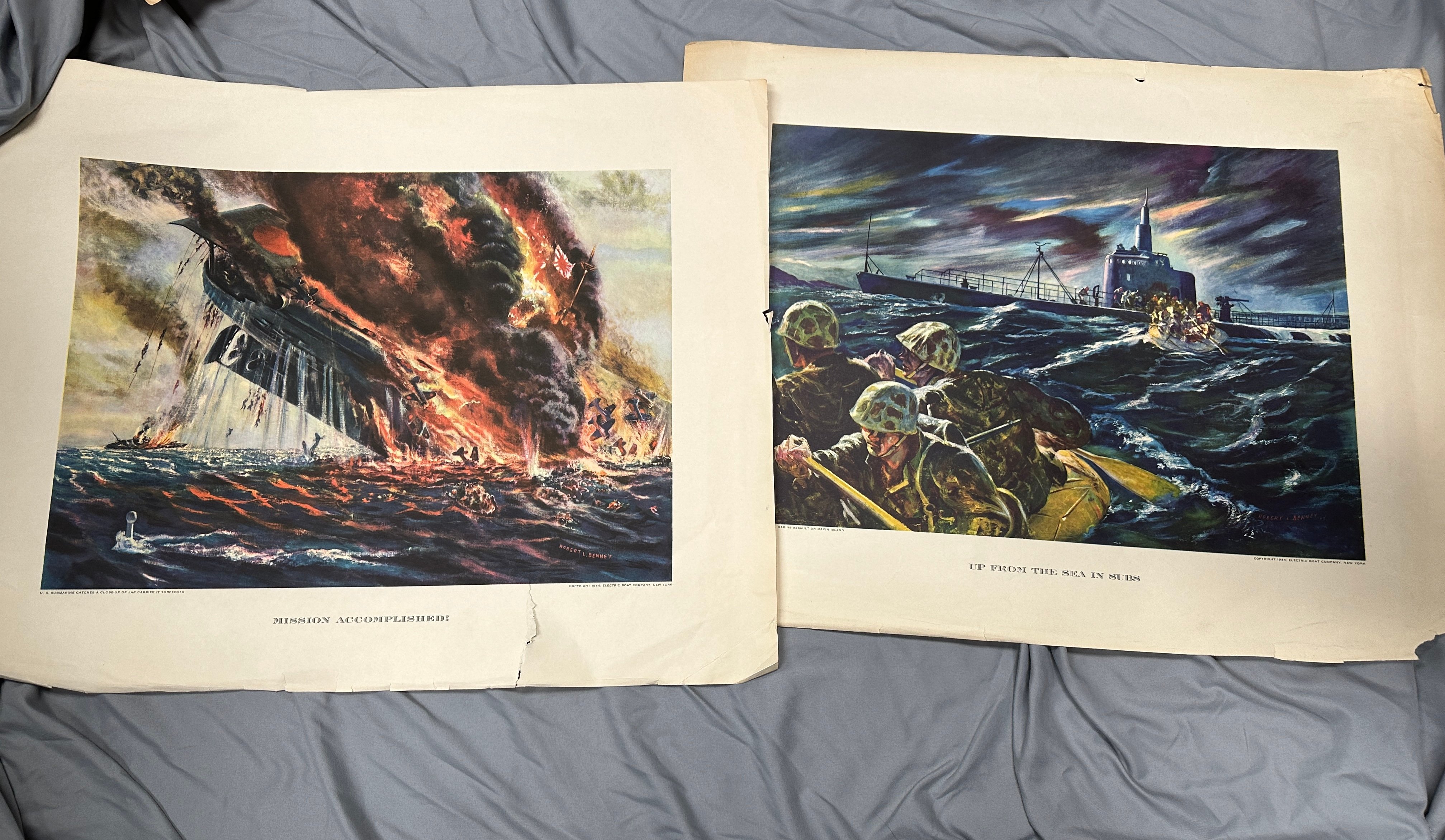 WWII ERA US NAVY LIFE PRINTS — image 2