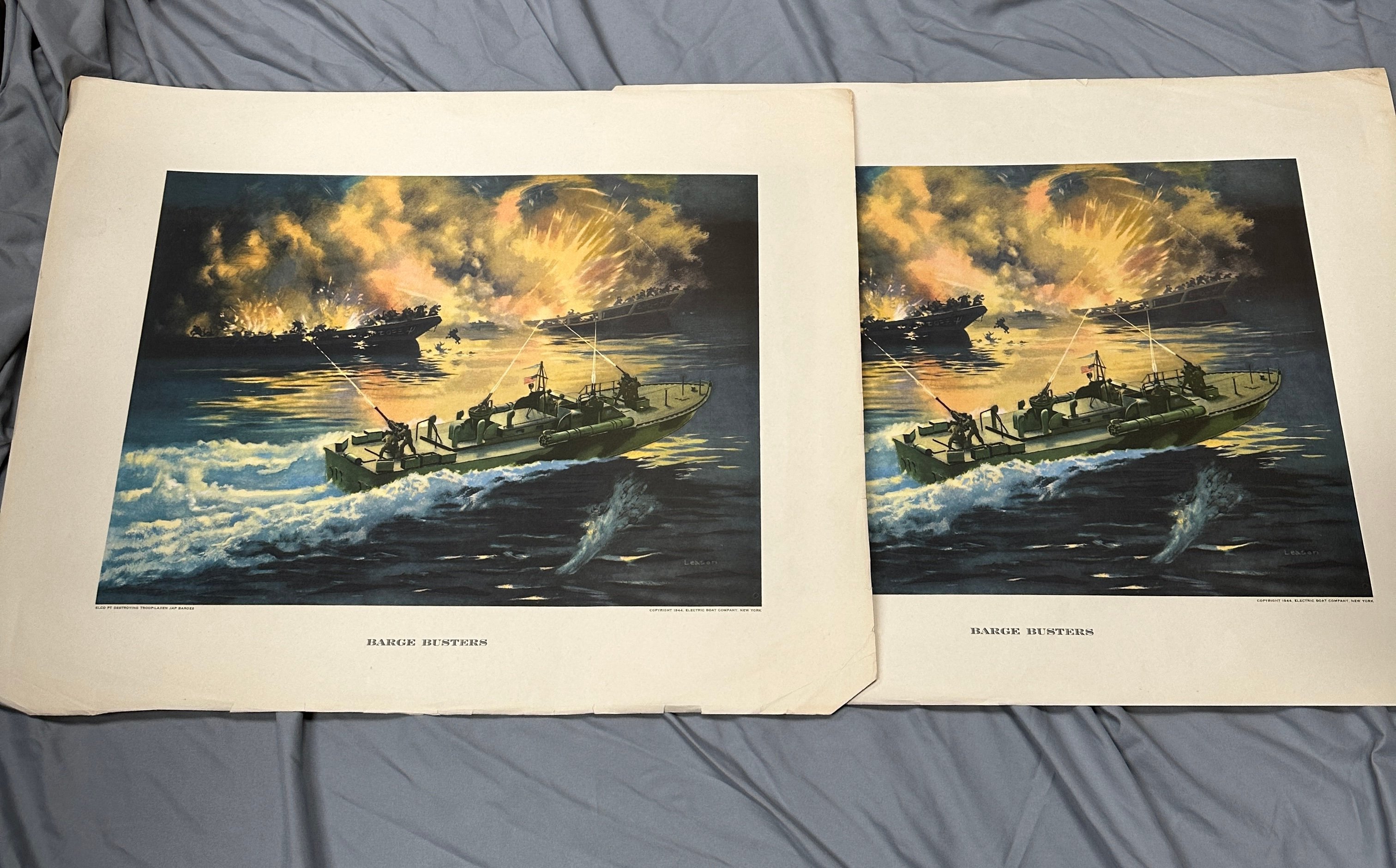WWII ERA US NAVY LIFE PRINTS — image 4