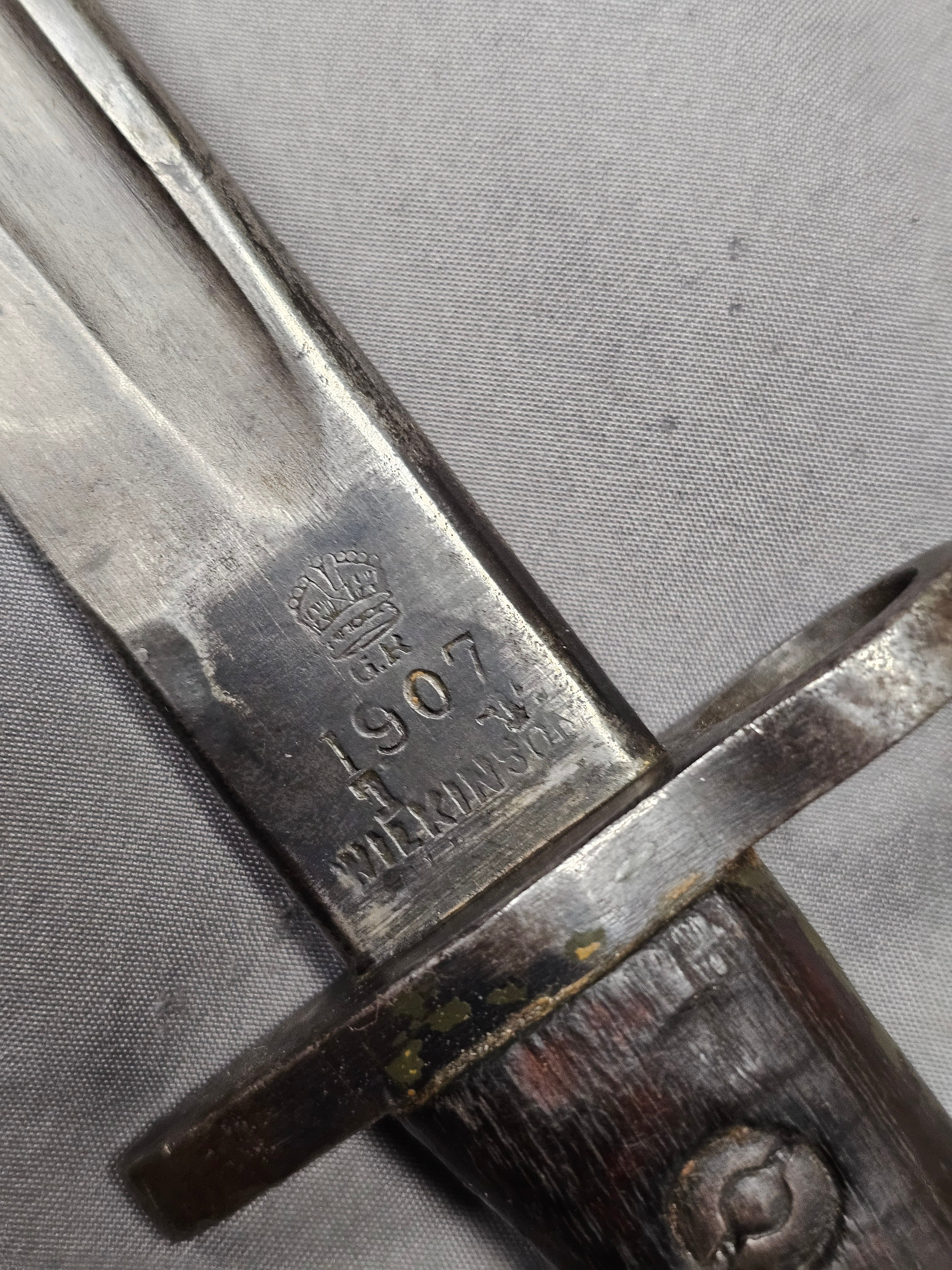 WWII BRITISH P07 SMLE WILKINSON BAYONET — image 5