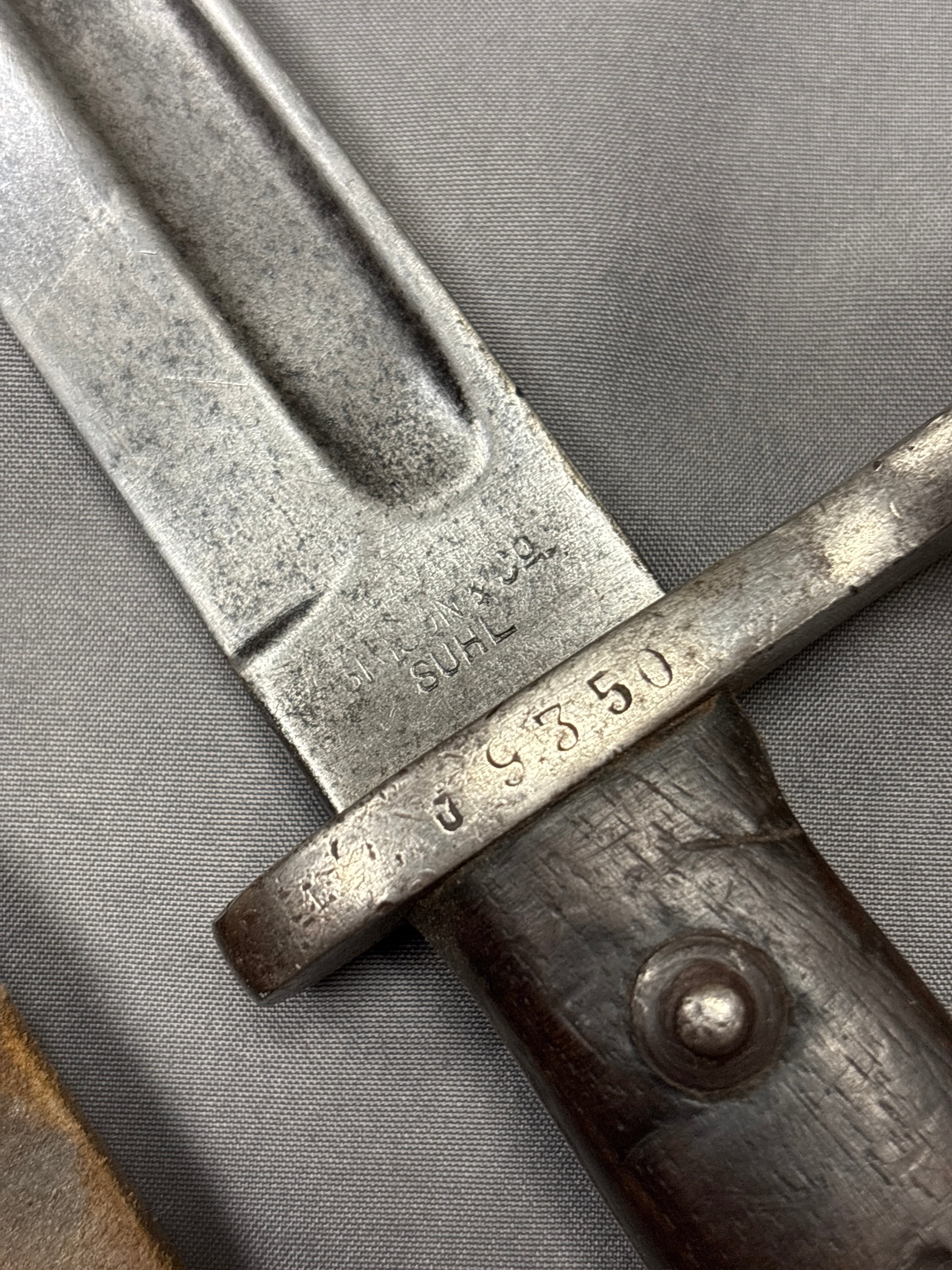 WWI GERMAN SIMSON SUHL MAUSER BAYONET — image 2
