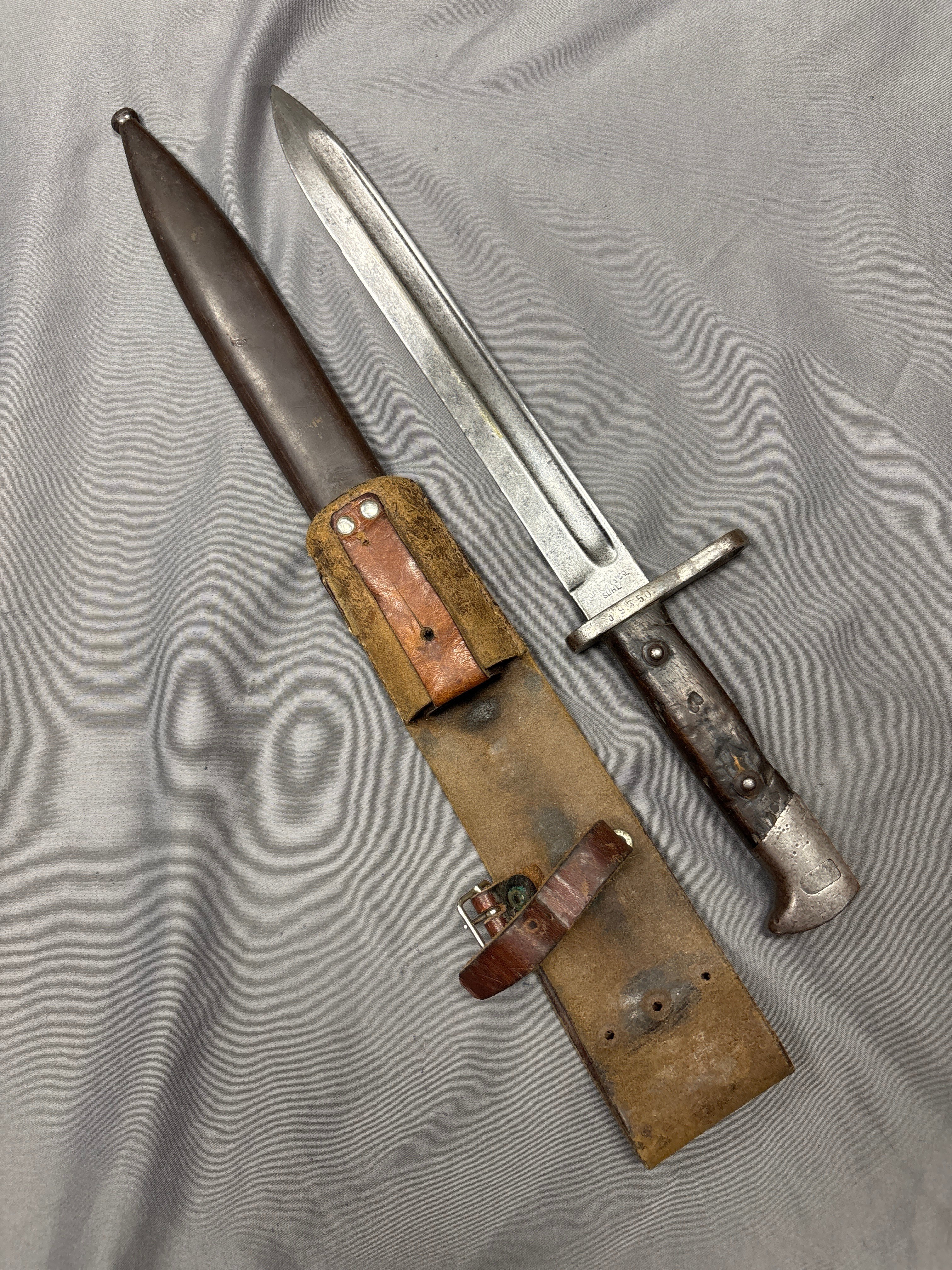 WWI GERMAN SIMSON SUHL MAUSER BAYONET — image 4