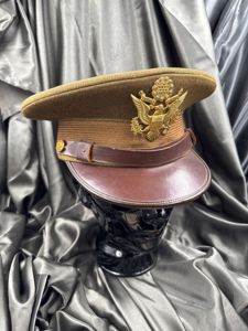 WWII ERA AIR CORPS OFFICER VISOR CAP 7 1/4