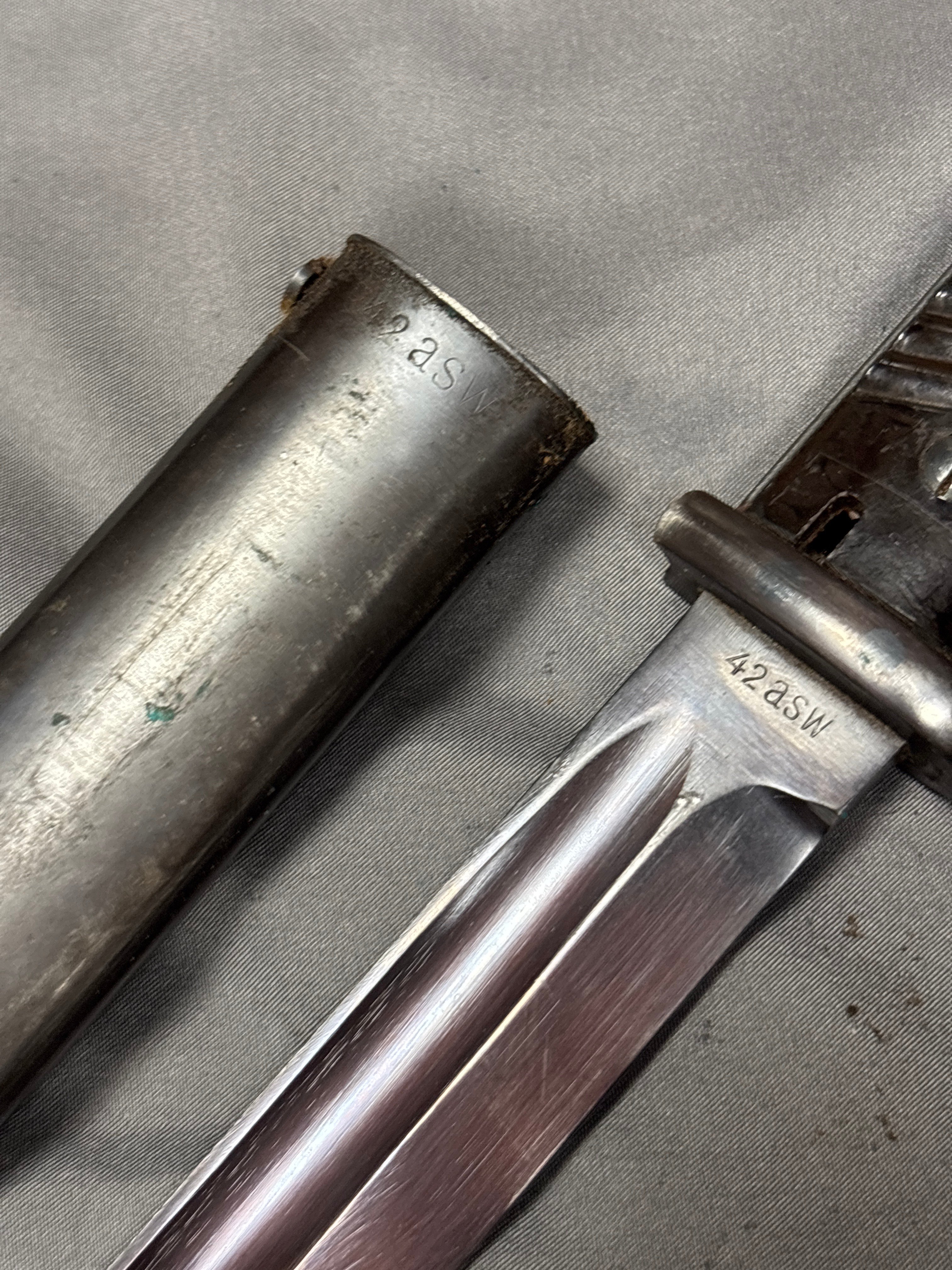 WWII GERMAN ALL MATCHING K98 BAYONET — image 4