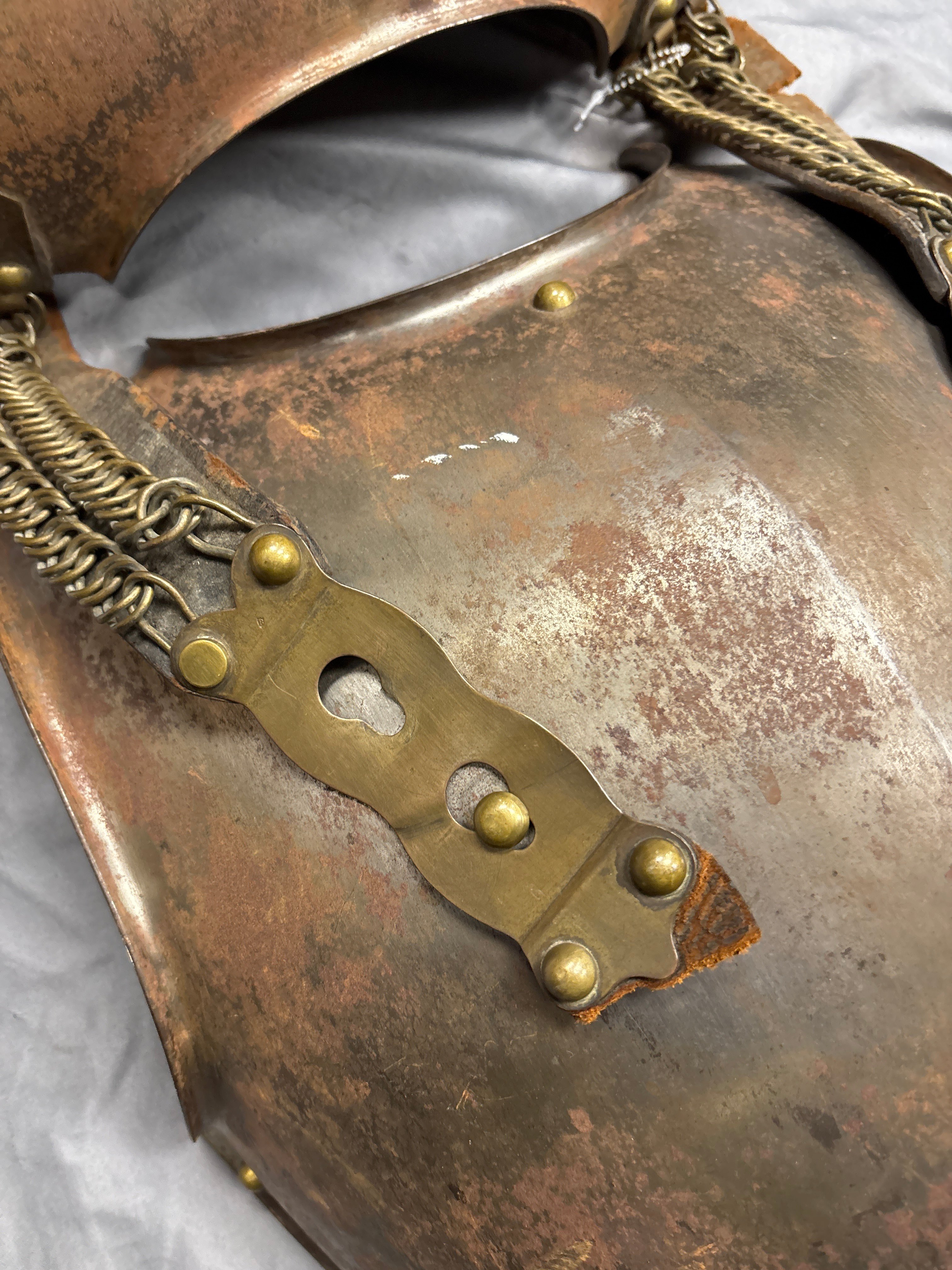 19th CENTURY FRENCH CAVALRY CHEST HEAVY ARMOR — image 7