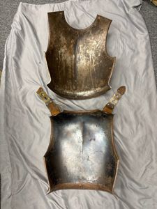 19th CENTURY FRENCH CAVALRY CHEST HEAVY ARMOR