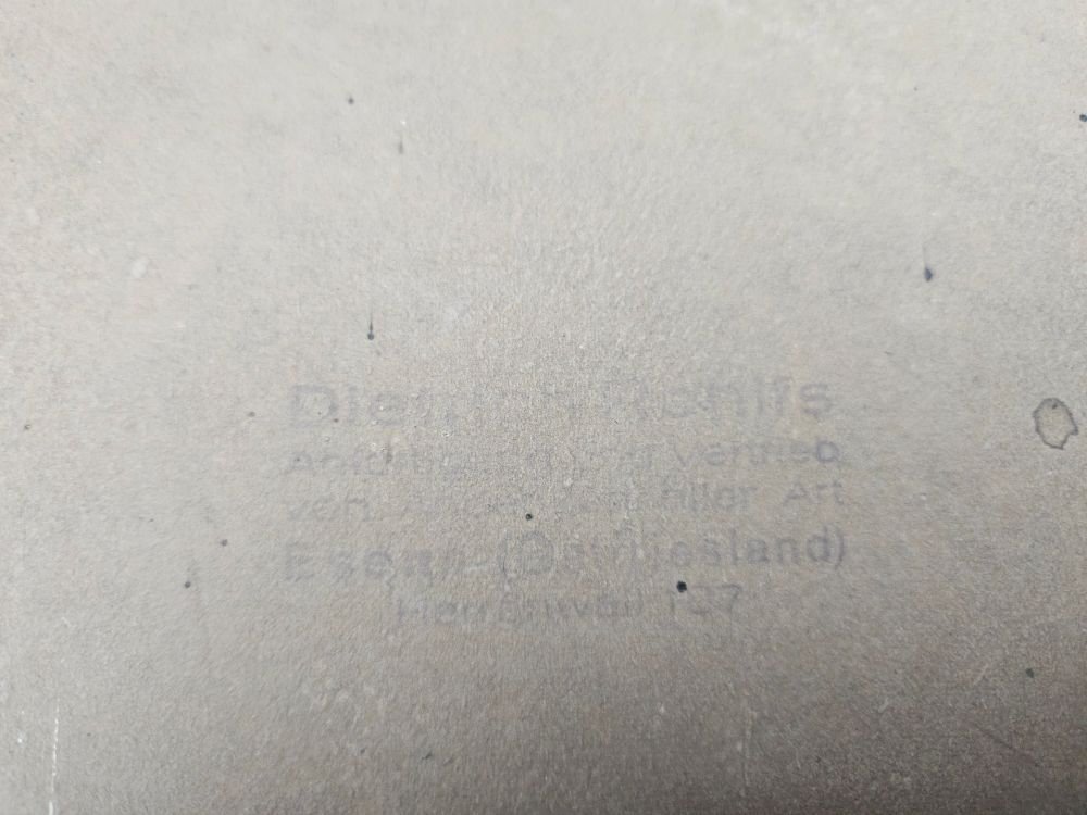 German WWI Document For Service in The Great War — image 8