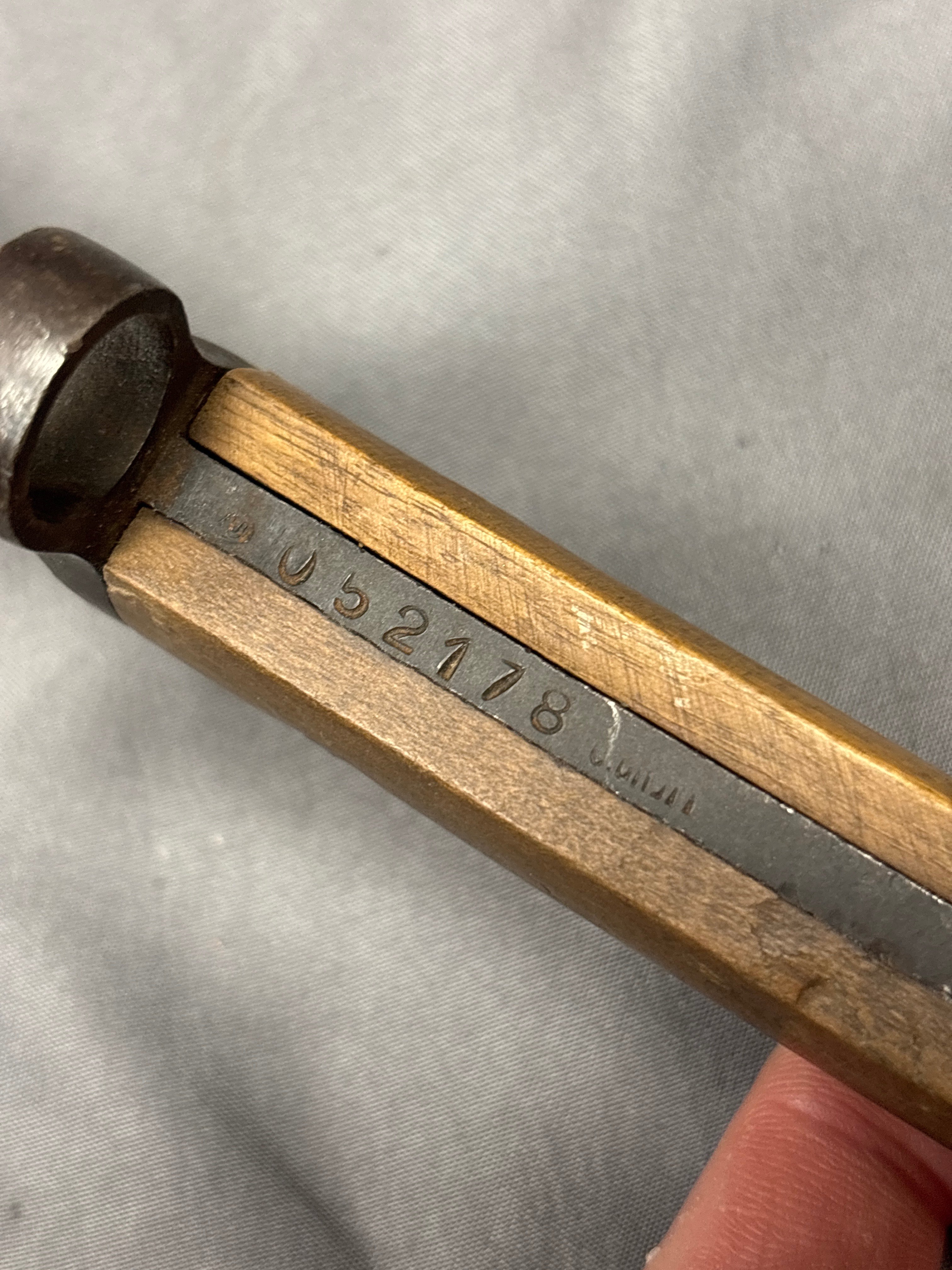 WWII FIXED BLADE ITALIAN CARCANO BAYONET — image 3