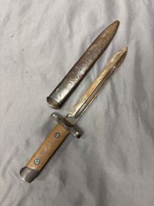 WWII FIXED BLADE ITALIAN CARCANO BAYONET