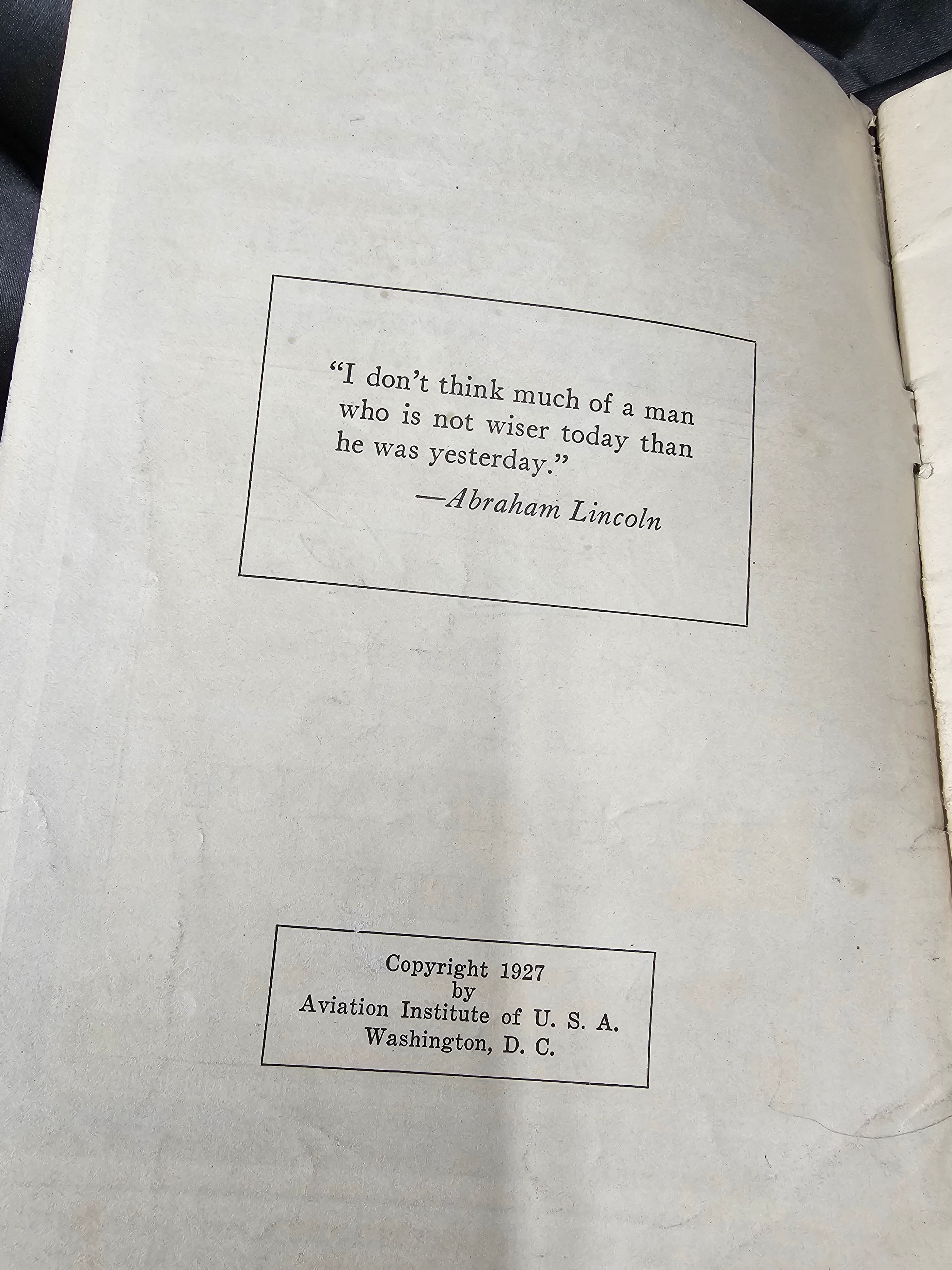 EARLY AVIATION LONG DISTANCE FLIERS TRAINING BOOKLET — image 2