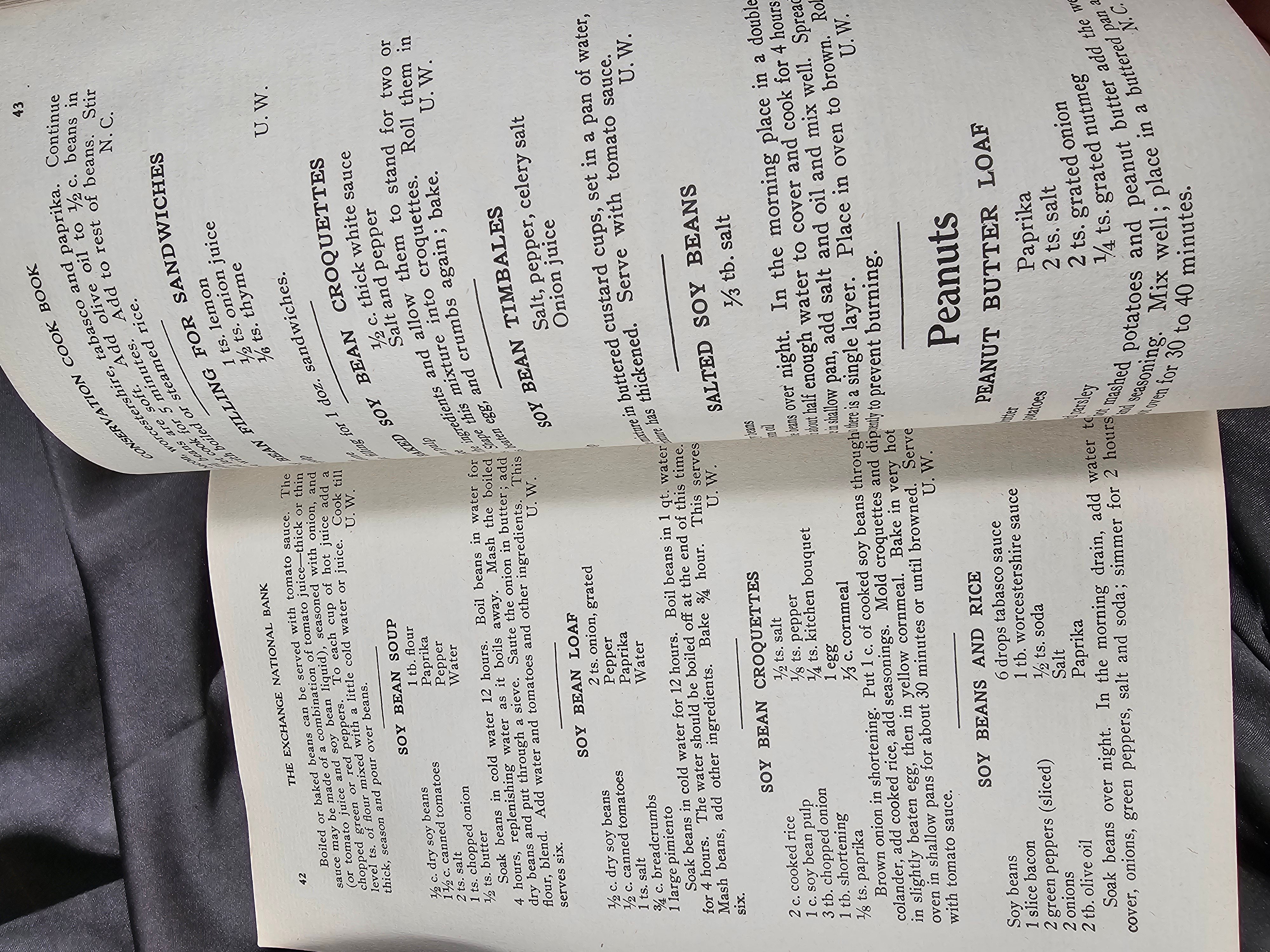 WWI US HOMEFRONT WAR RECIPE BOOK — image 3