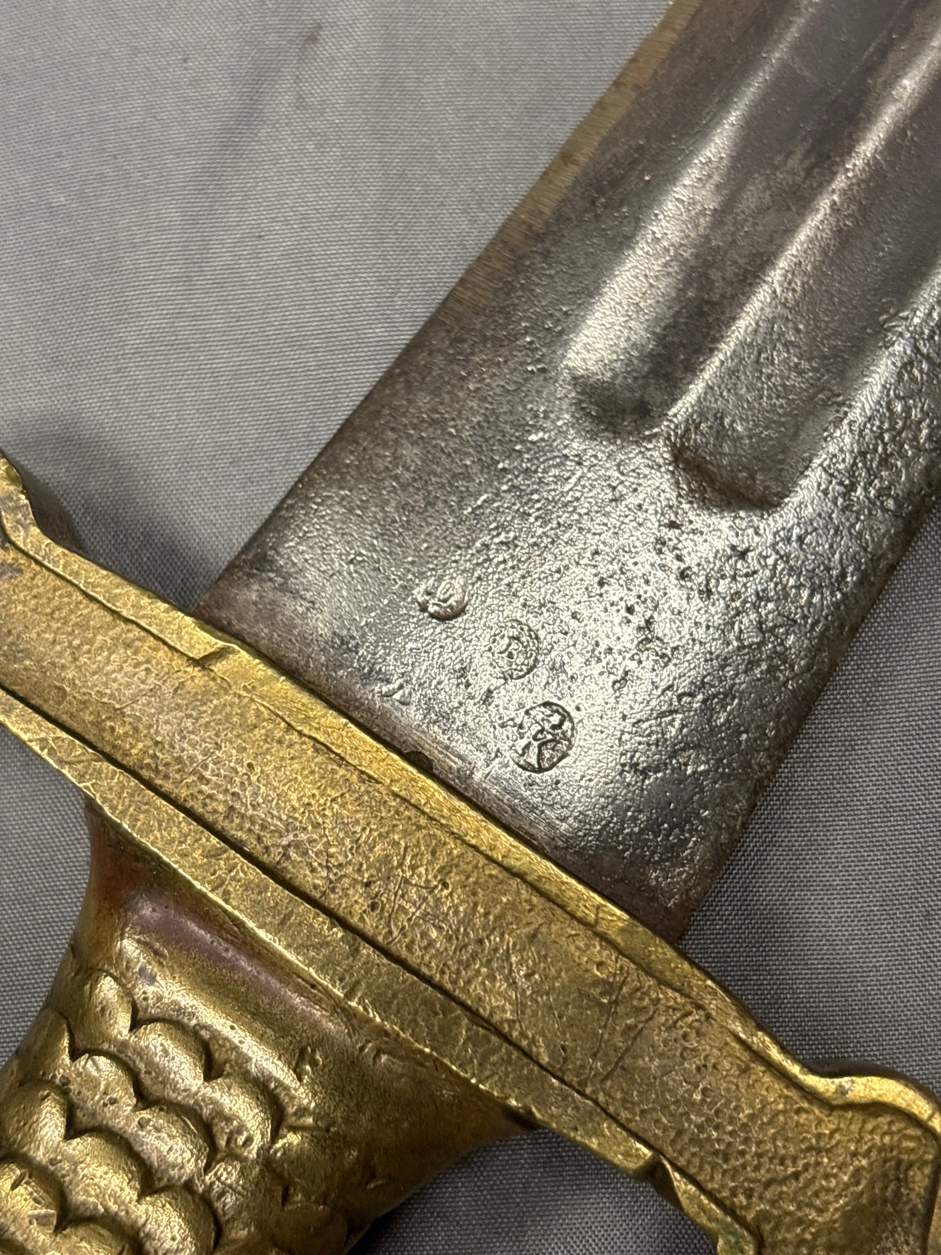 FRENCH MADE US MODEL 1832 FOOT ARTILLERY SWORD — image 3