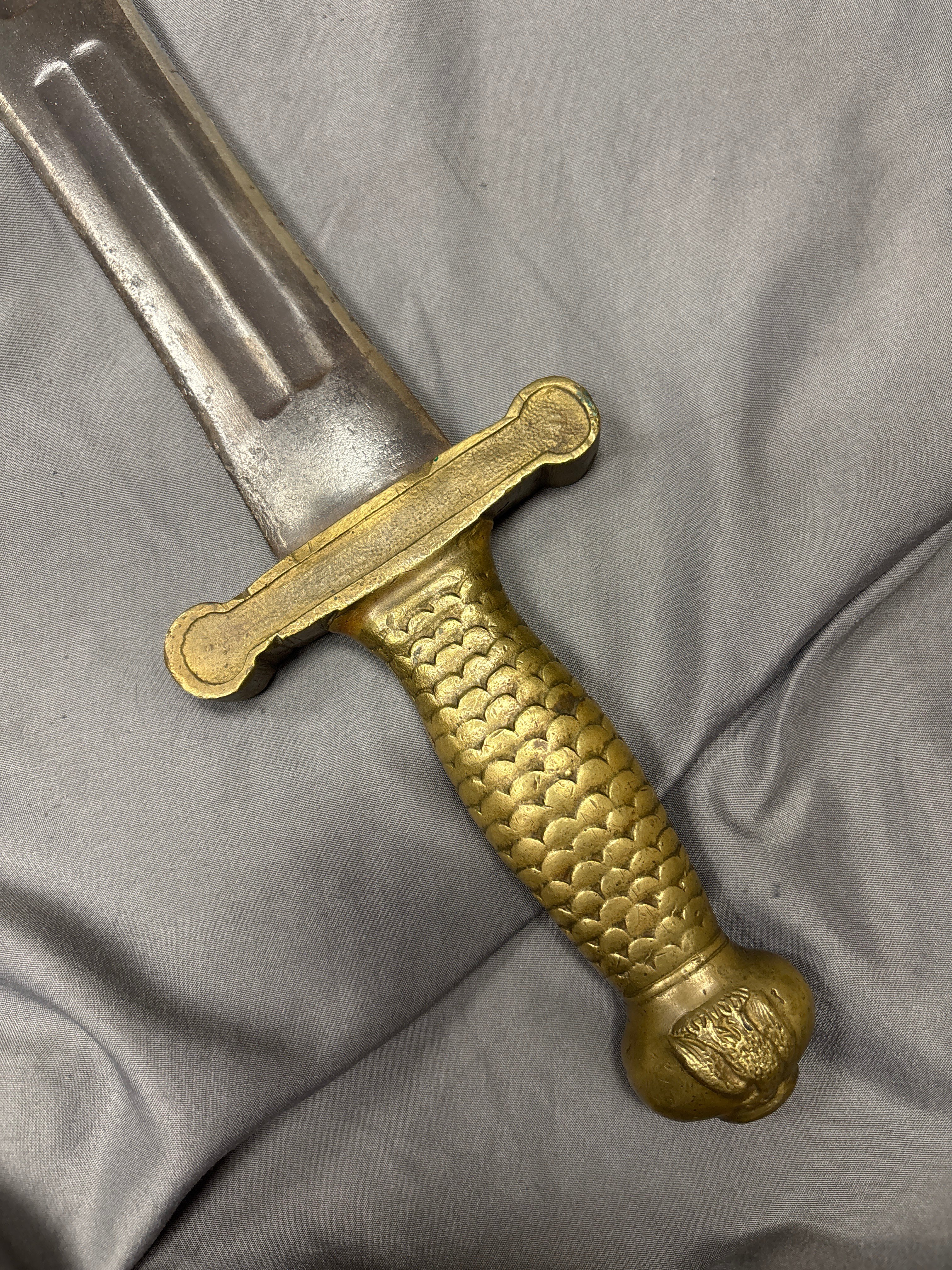FRENCH MADE US MODEL 1832 FOOT ARTILLERY SWORD — image 5