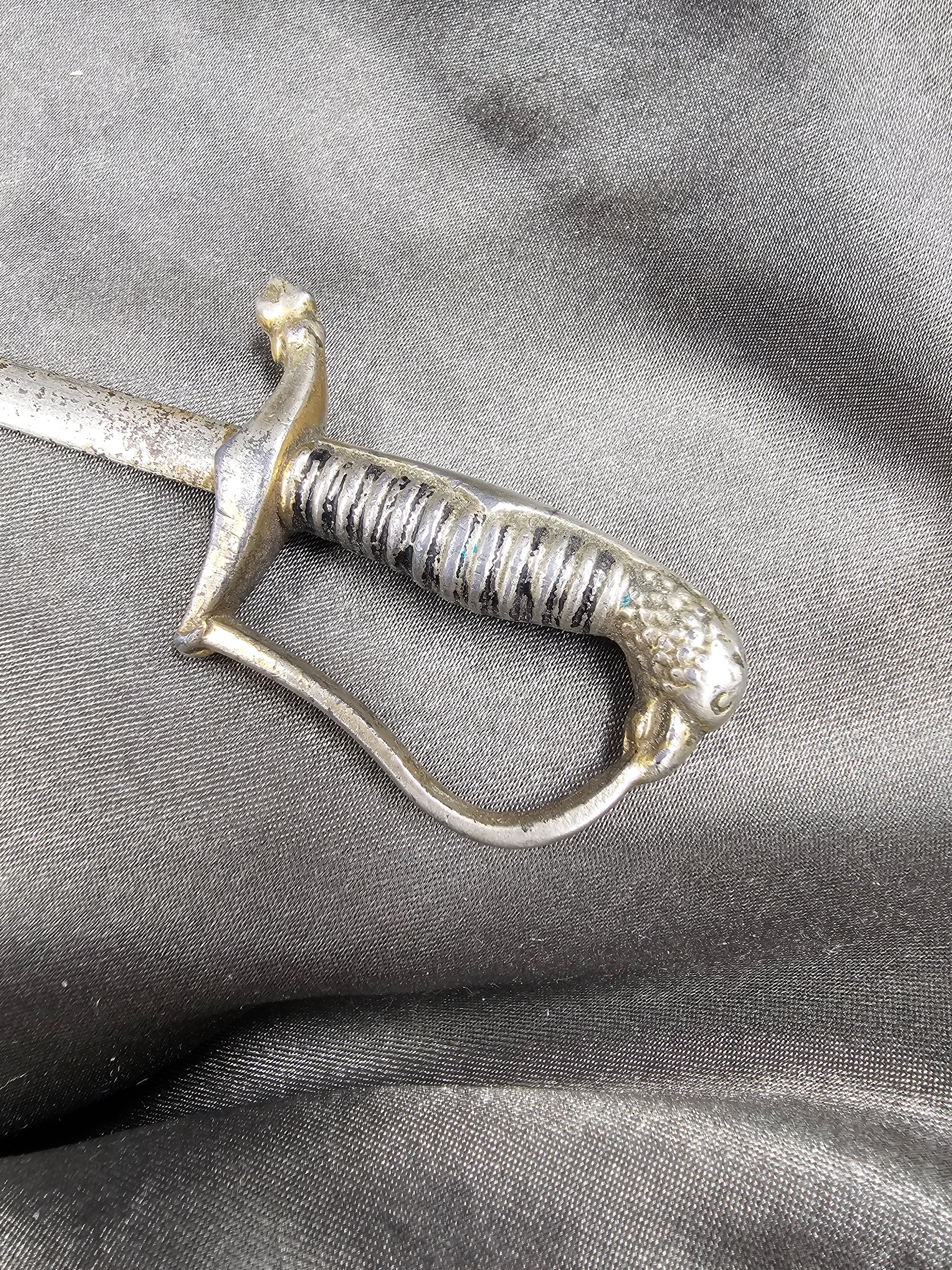 ANTIQUE GERMAN LETTER OPENER MINIATURE SWORD — image 2