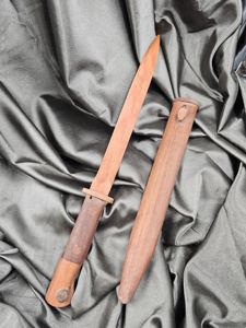 HANDCRAFTED WOODEN WWII GERMAN K98 BAYONET
