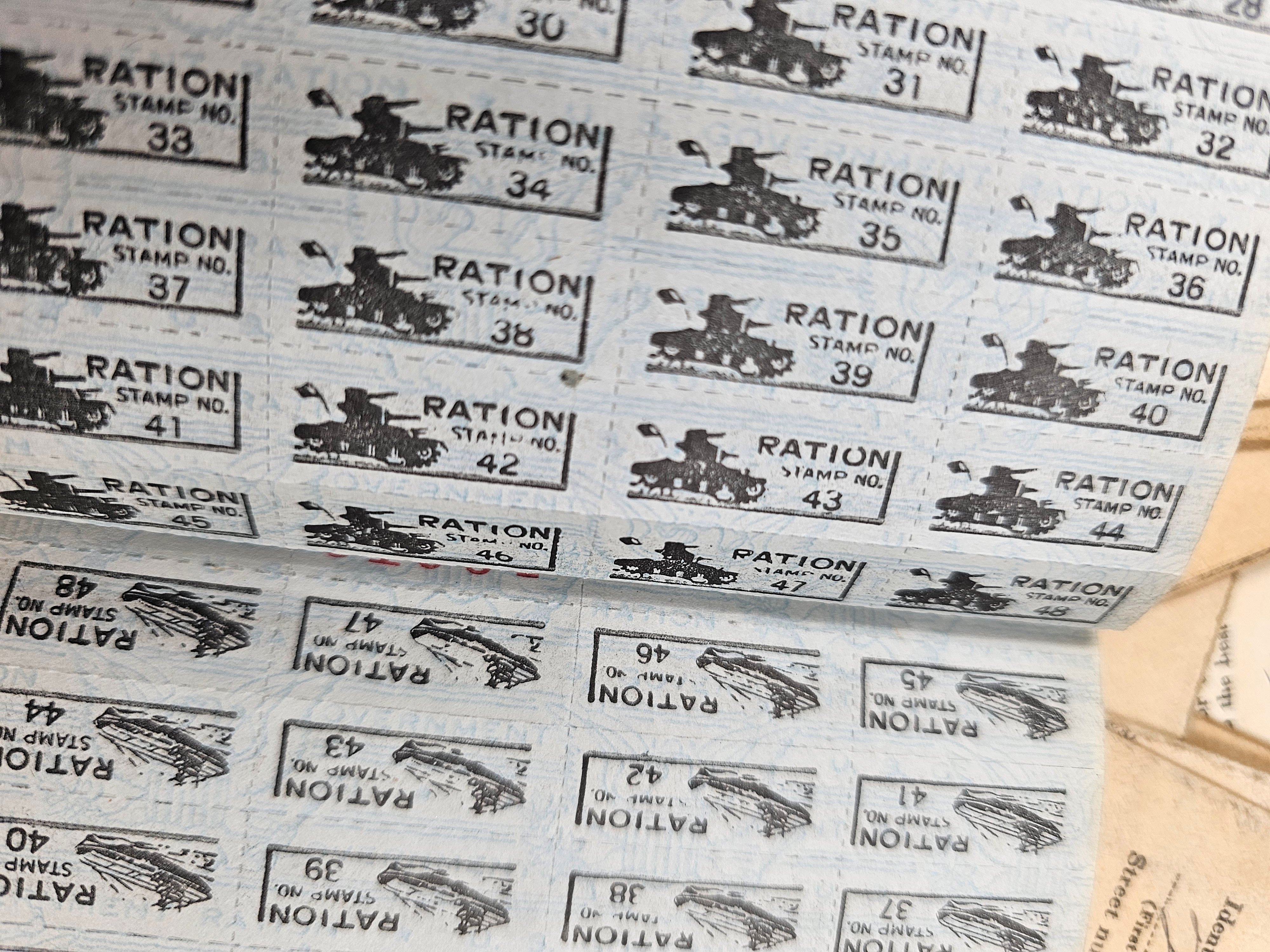 WWII LOT OF US RATION BOOKS — image 6