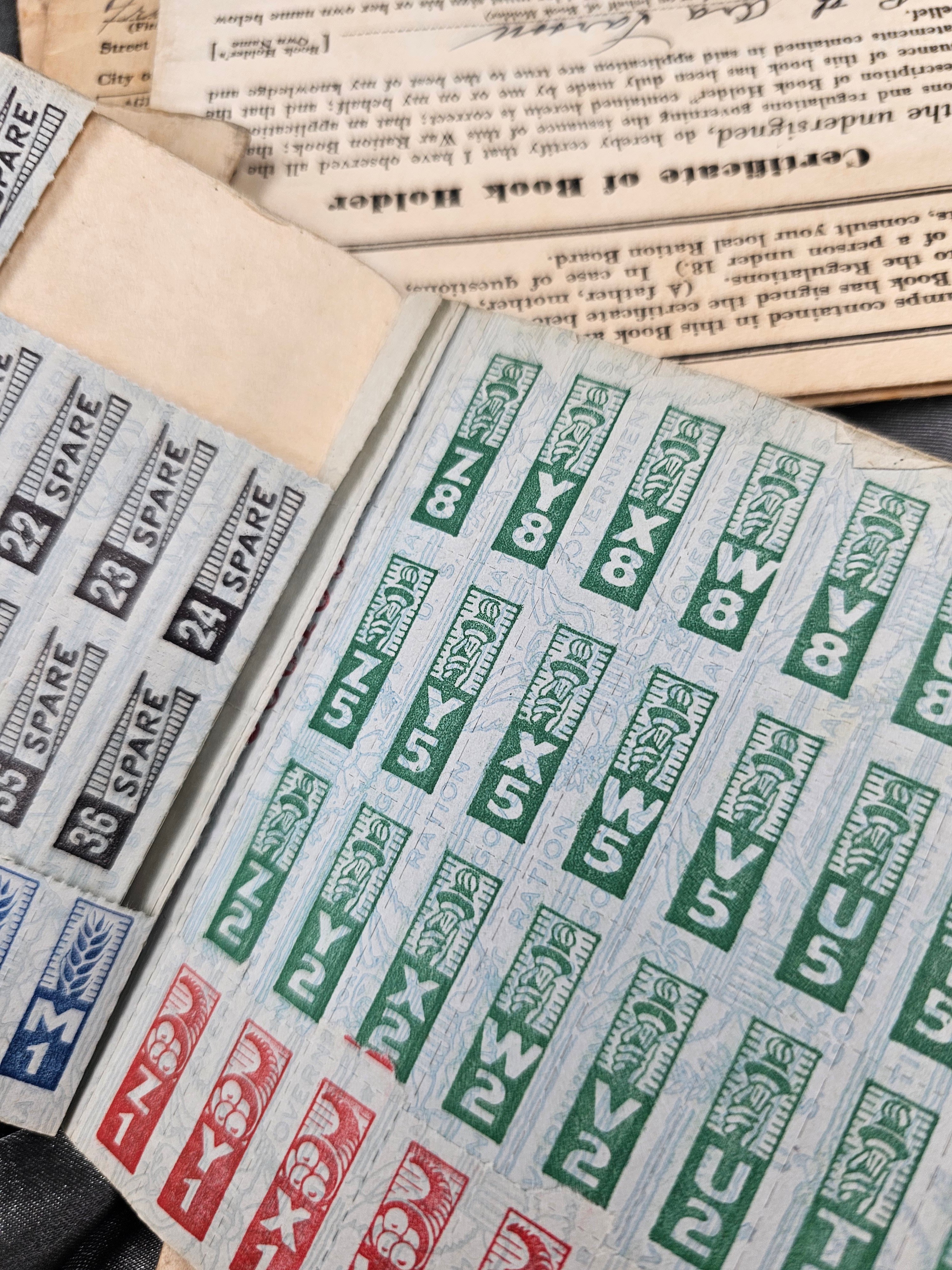 WWII LOT OF US RATION BOOKS — image 9