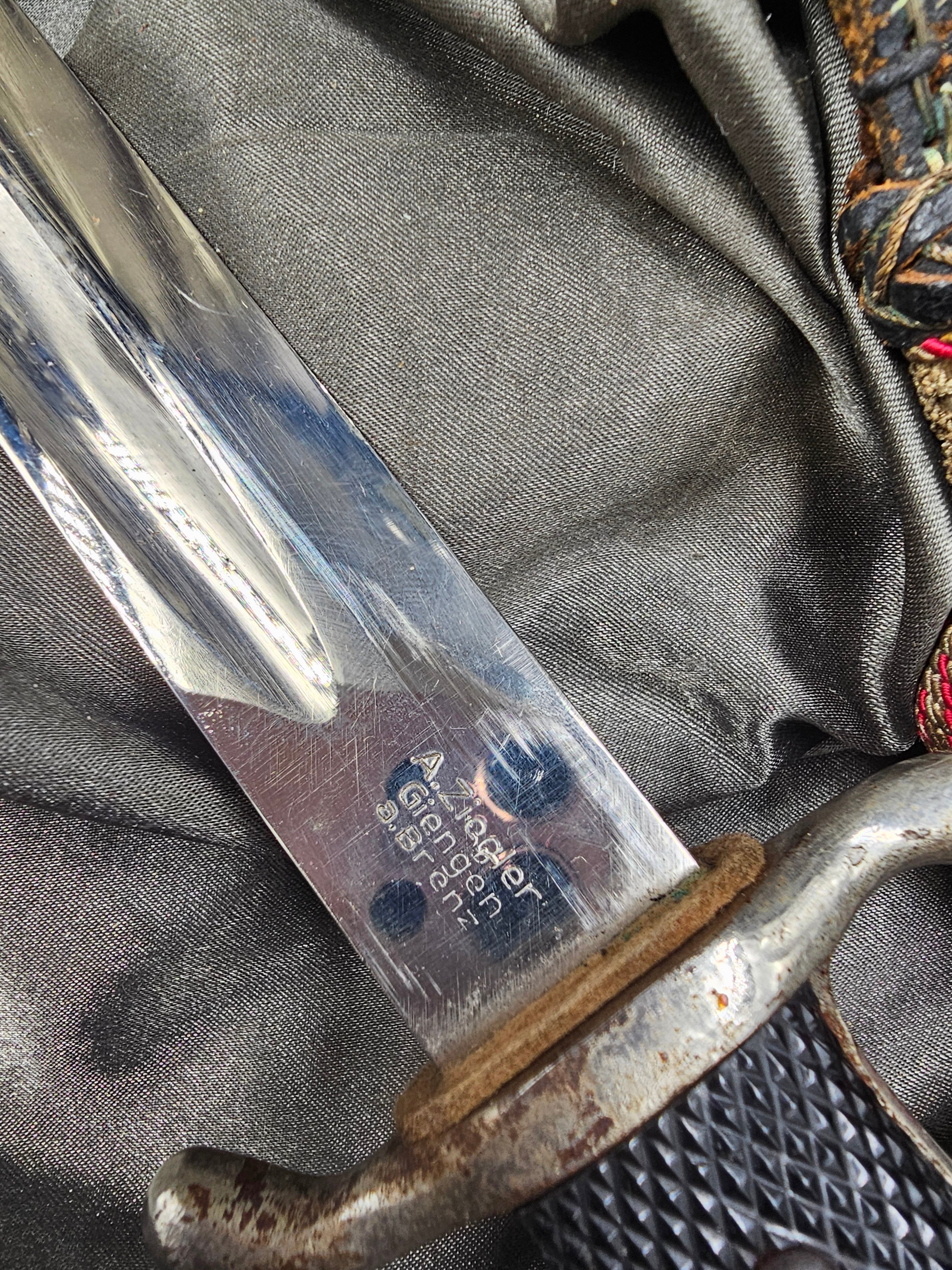 WWII GERMAN POLICE DRESS BAYONET — image 2