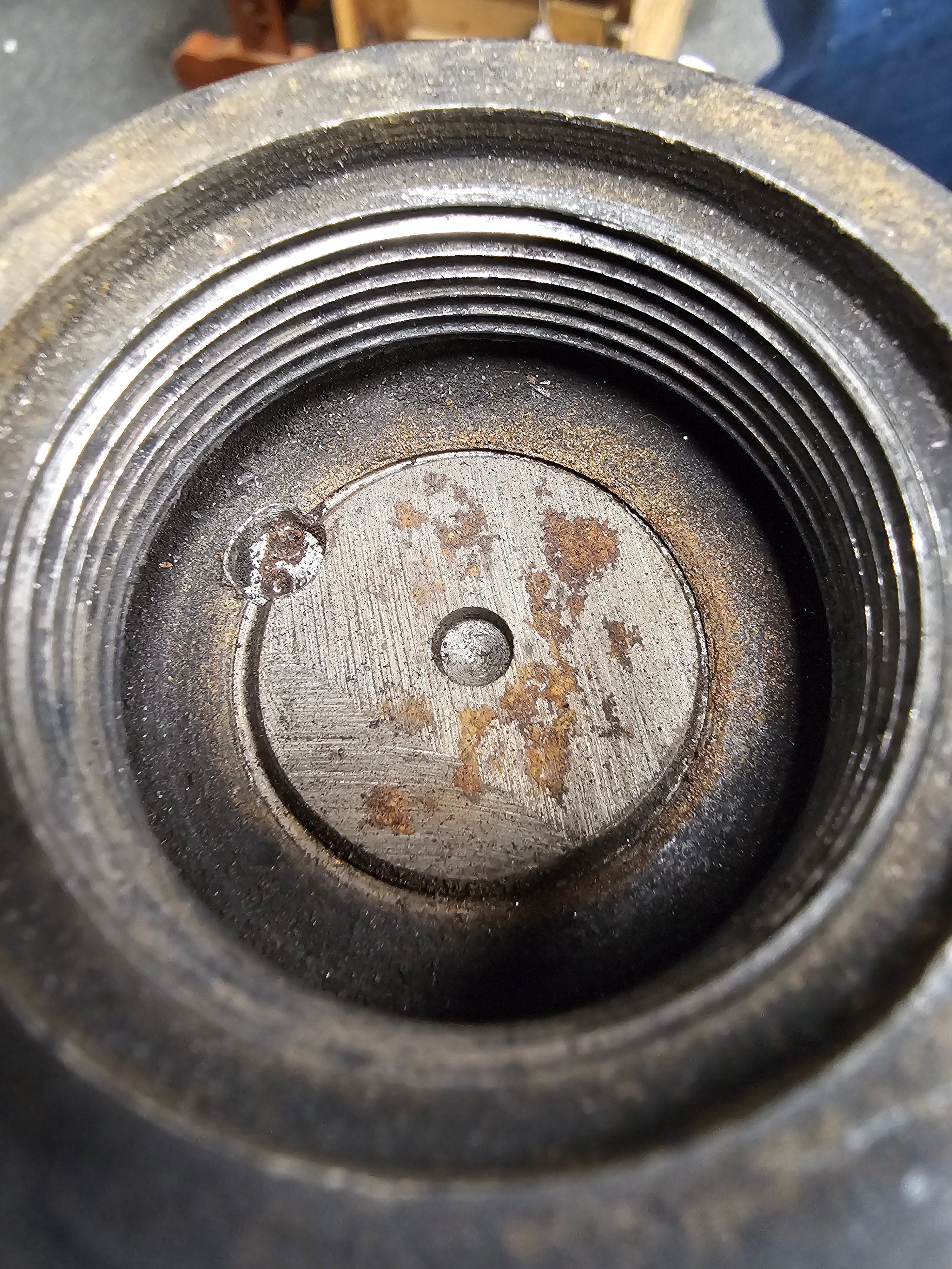 WWII US NAVY WOODEN TRAINING SHELL — image 4