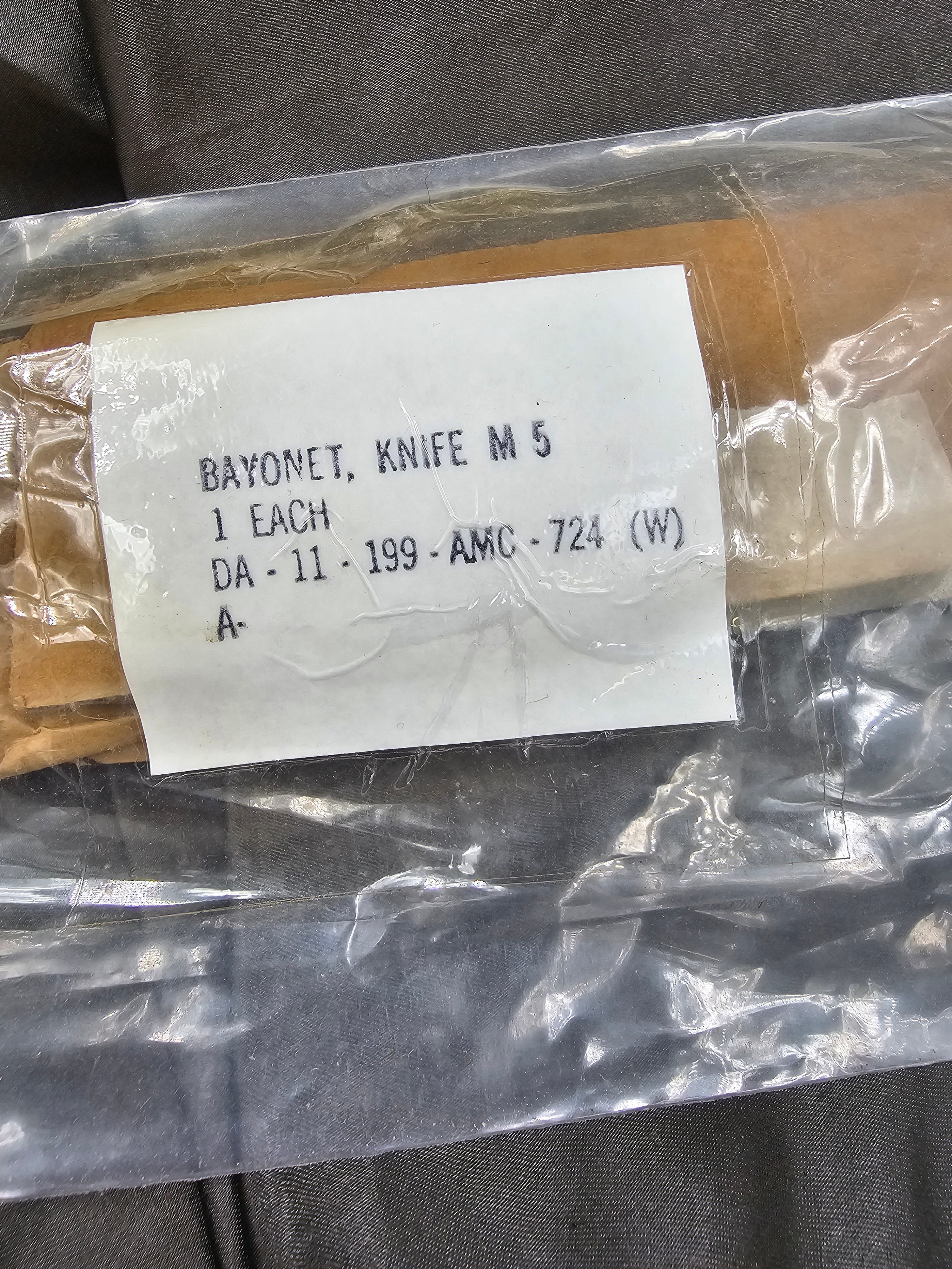 VIETNAM WAR ERA US M5 BAYONET — image 2