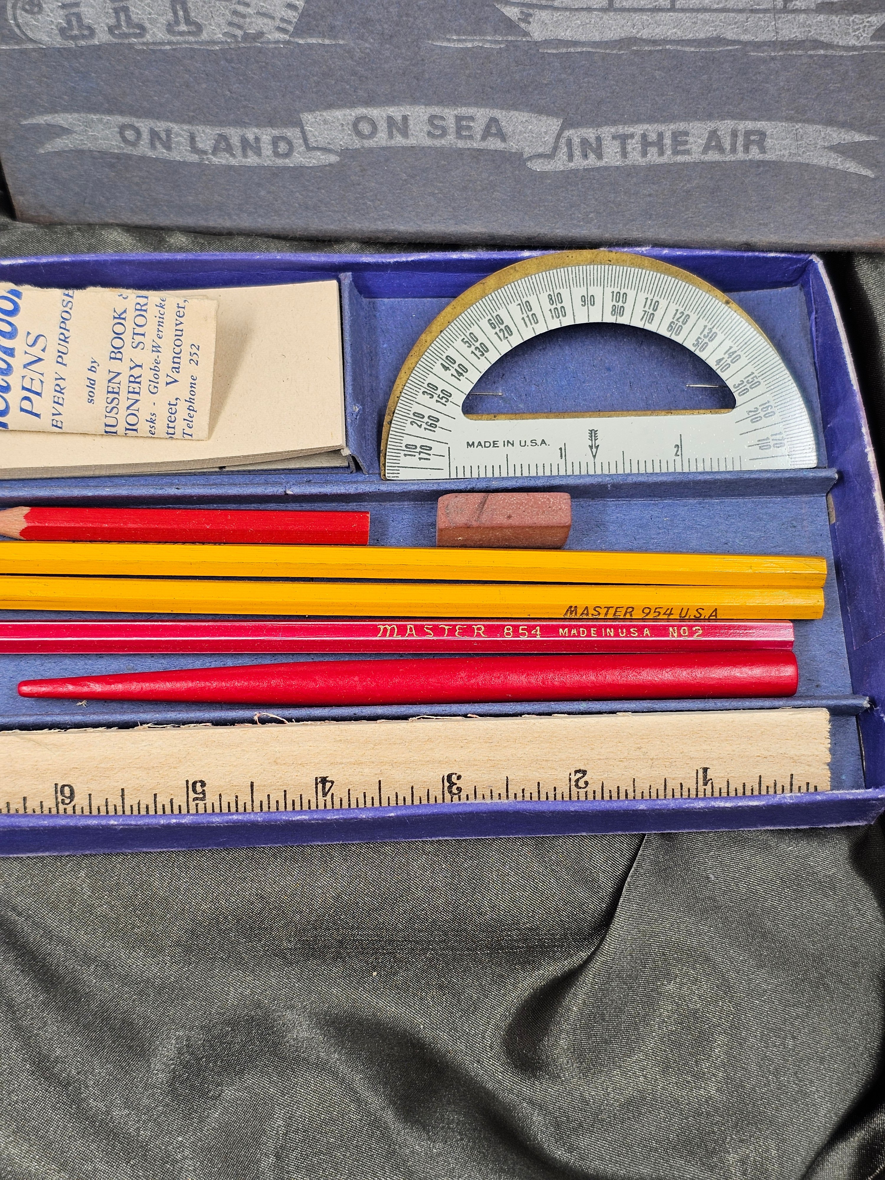 WWII ERA SCHOOL SUPPLIES CASE — image 3