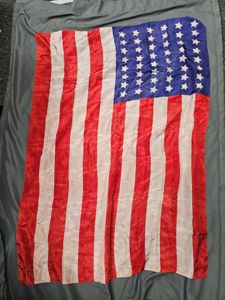 WWII ERA SILK 48 STARS FLAG MEDIUM SIZE
