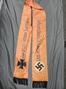 WWII ERA WWI VETERANS FUNERAL SASH
