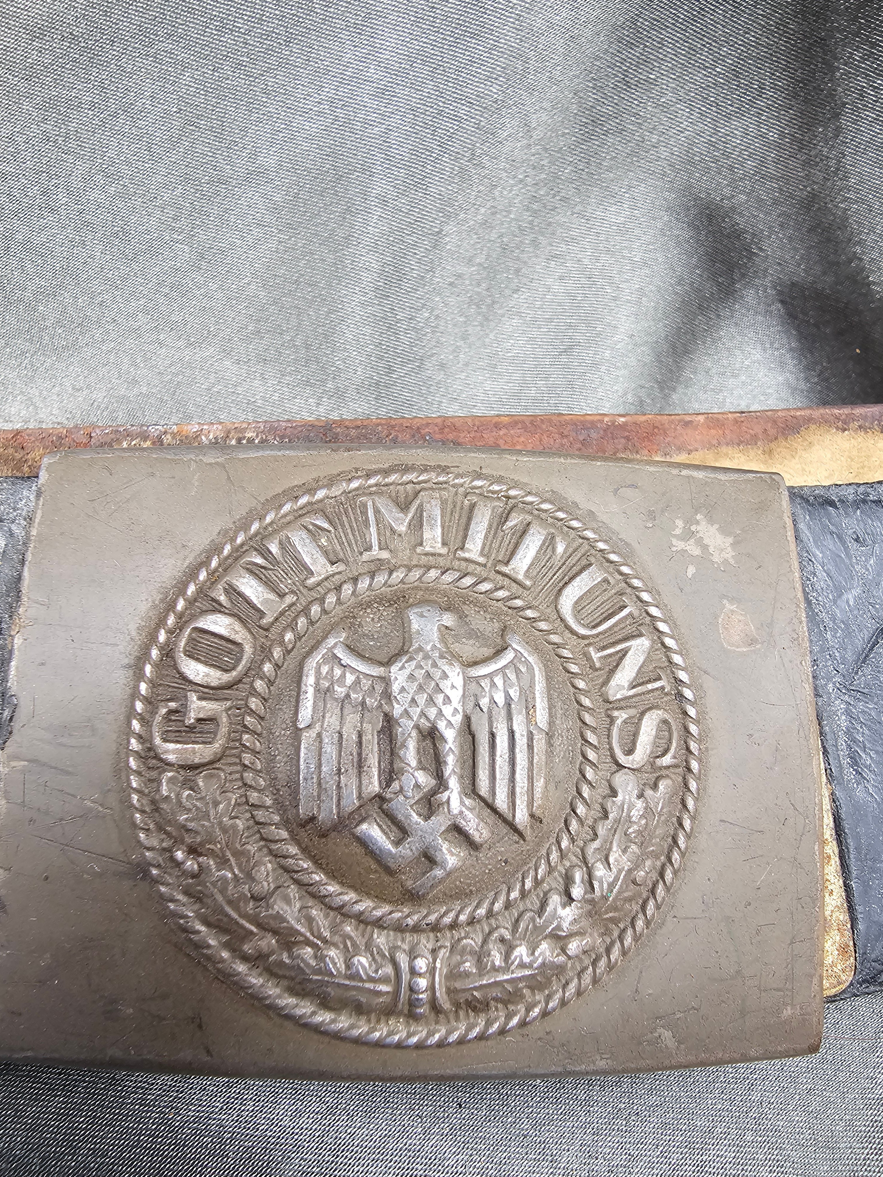 WWII GERMAN ARMY BELT AND BUCKLE — image 2